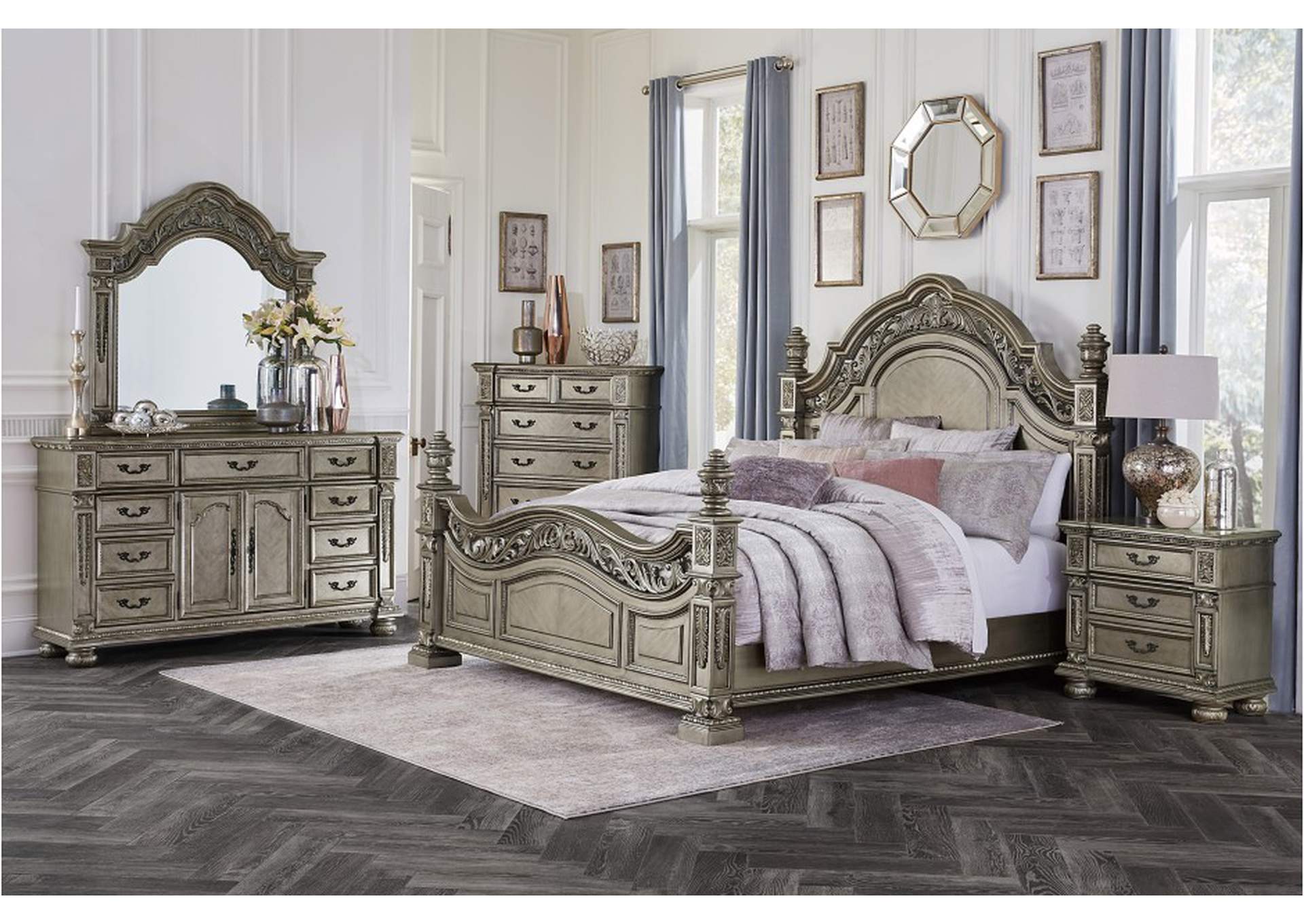 Catalonia 1824Pg Bedroom Set,Homelegance