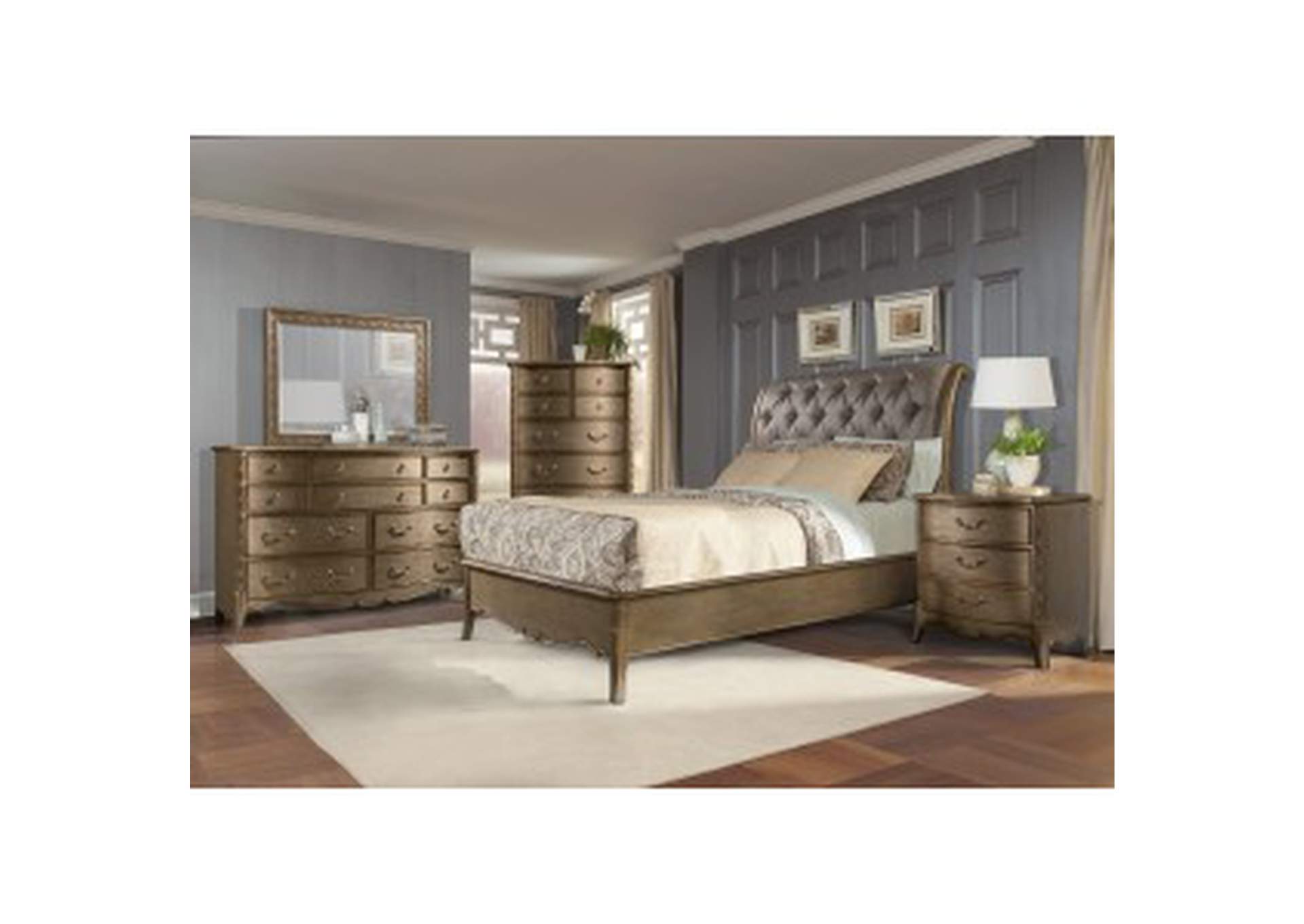 Chambord Eastern King Bed,Homelegance