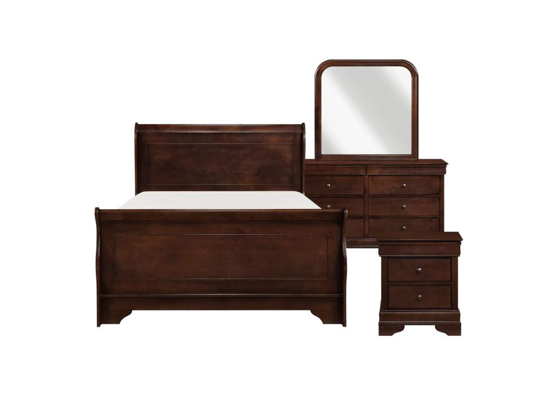 Abbeville 4 Piece Queen Bedroom Set,Homelegance