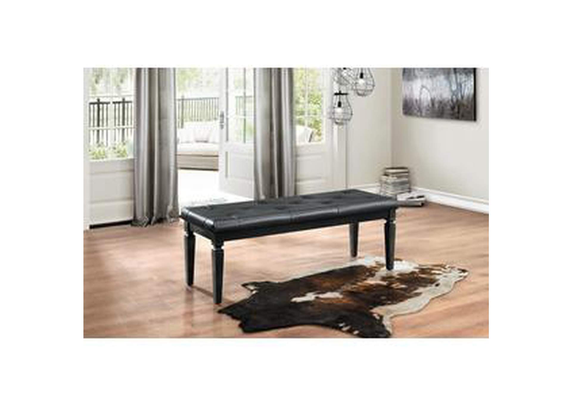 Allura Black 1916Bk Bedroom Set,Homelegance