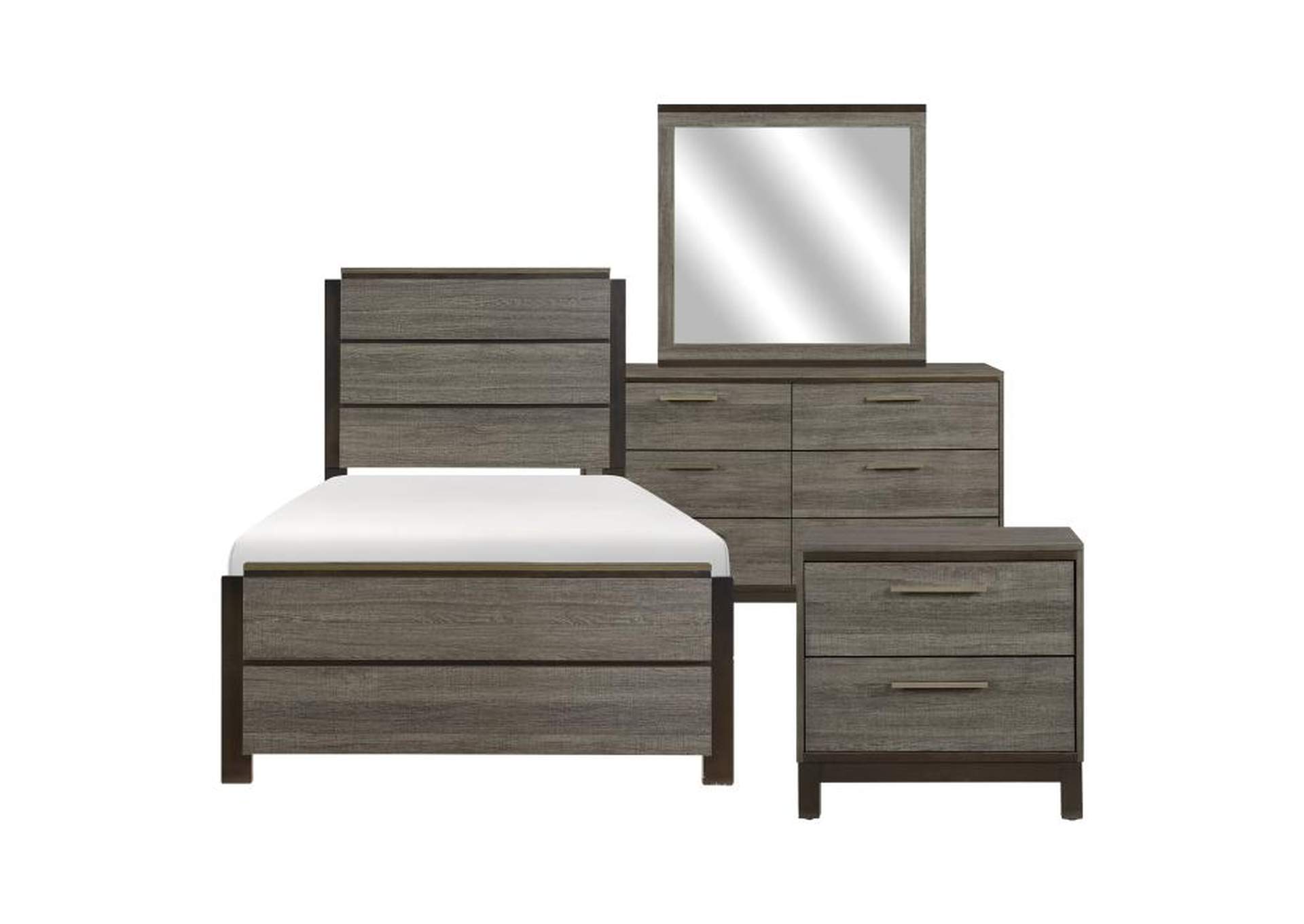 Vestavia 4 Piece Twin Bedroom Set,Homelegance