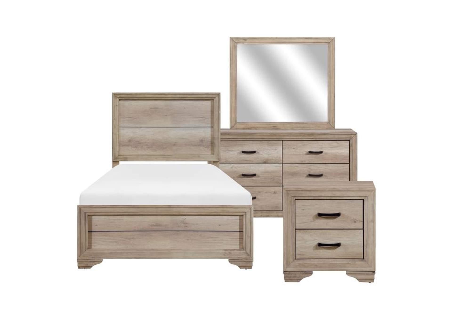Lonan 4 Piece Twin Bedroom Set,Homelegance