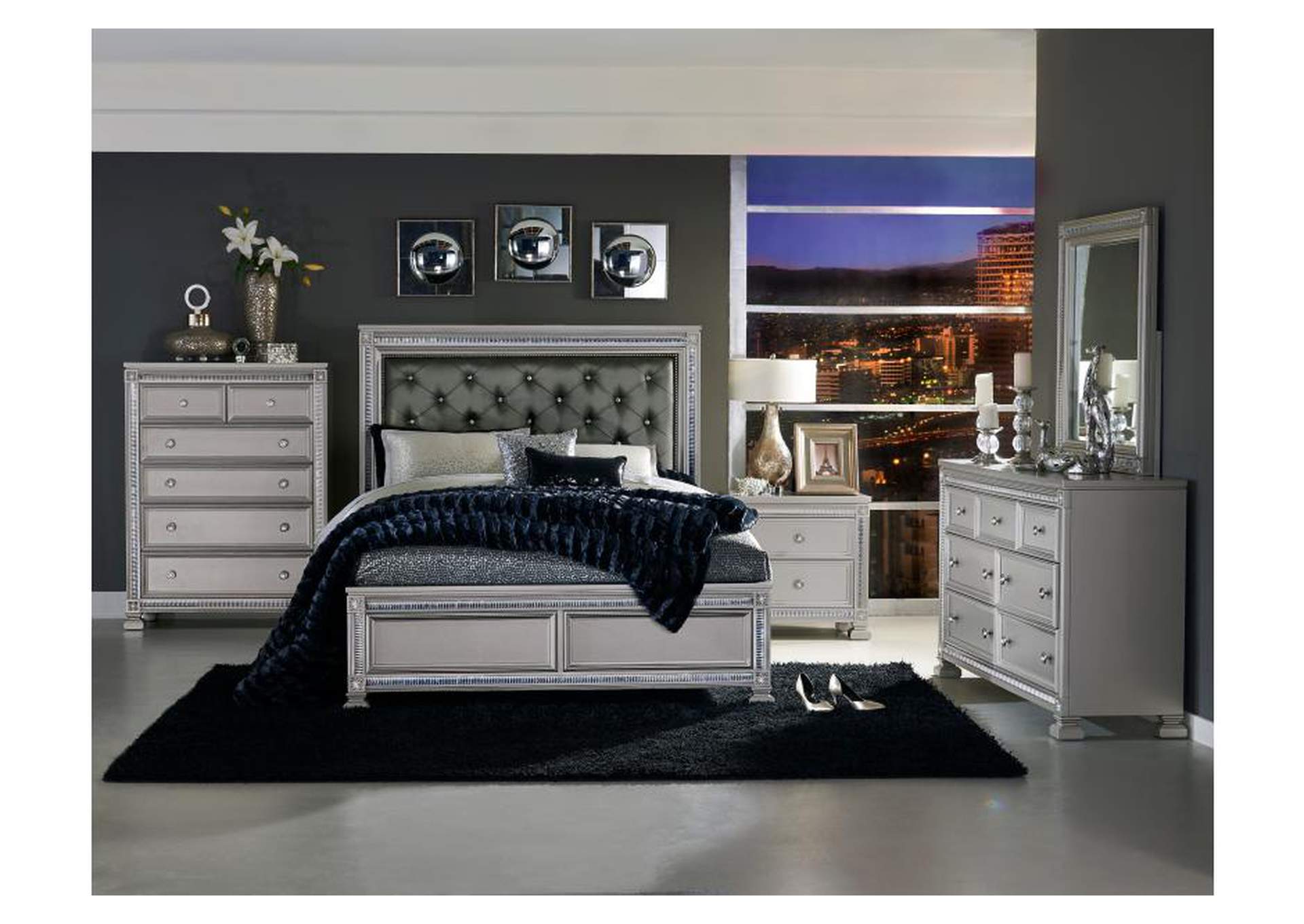 Bevelle 1958 Bedroom Set,Homelegance