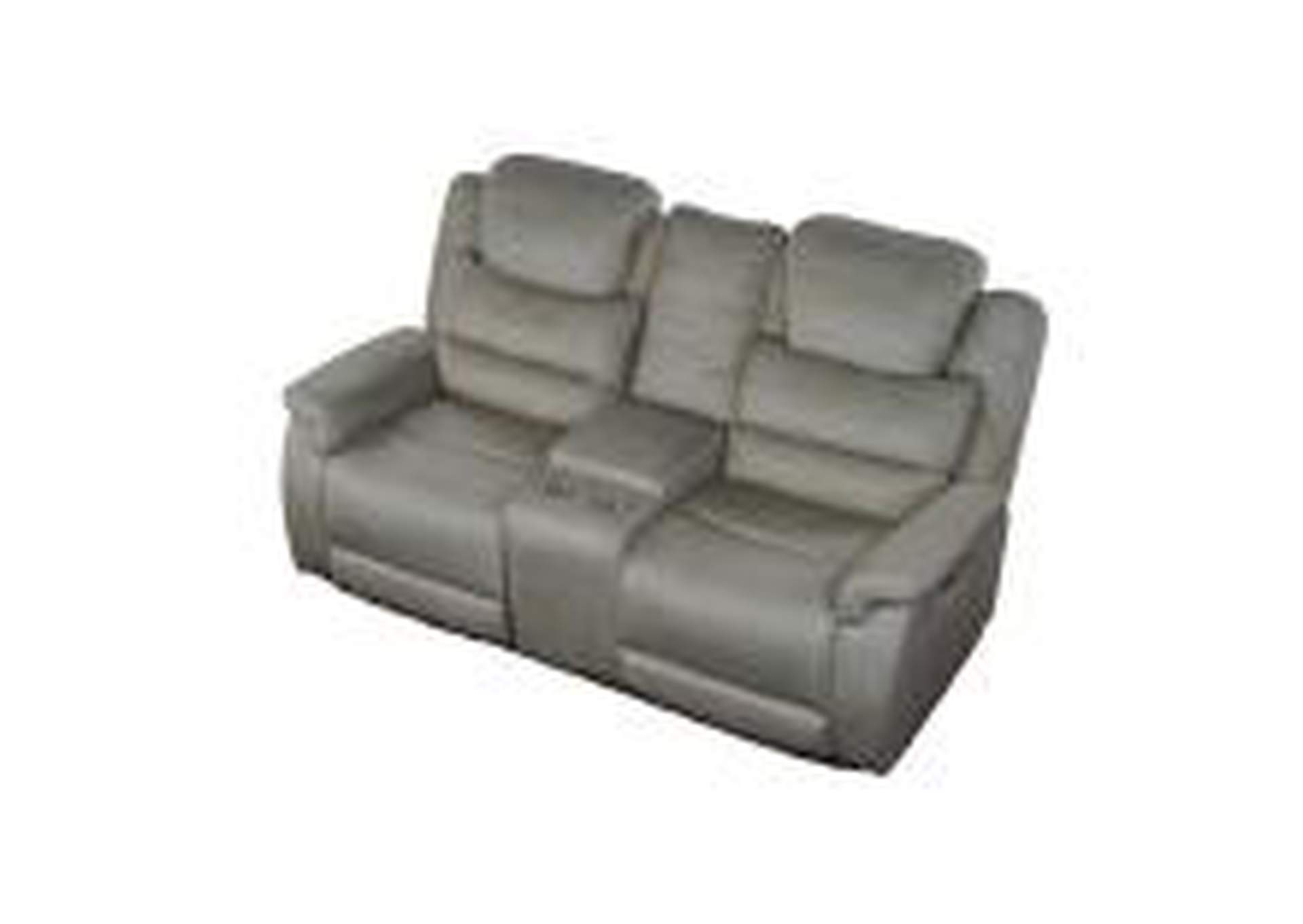 Shola Gray 9848Gy-Pwh Living Room Sofa Set,Homelegance
