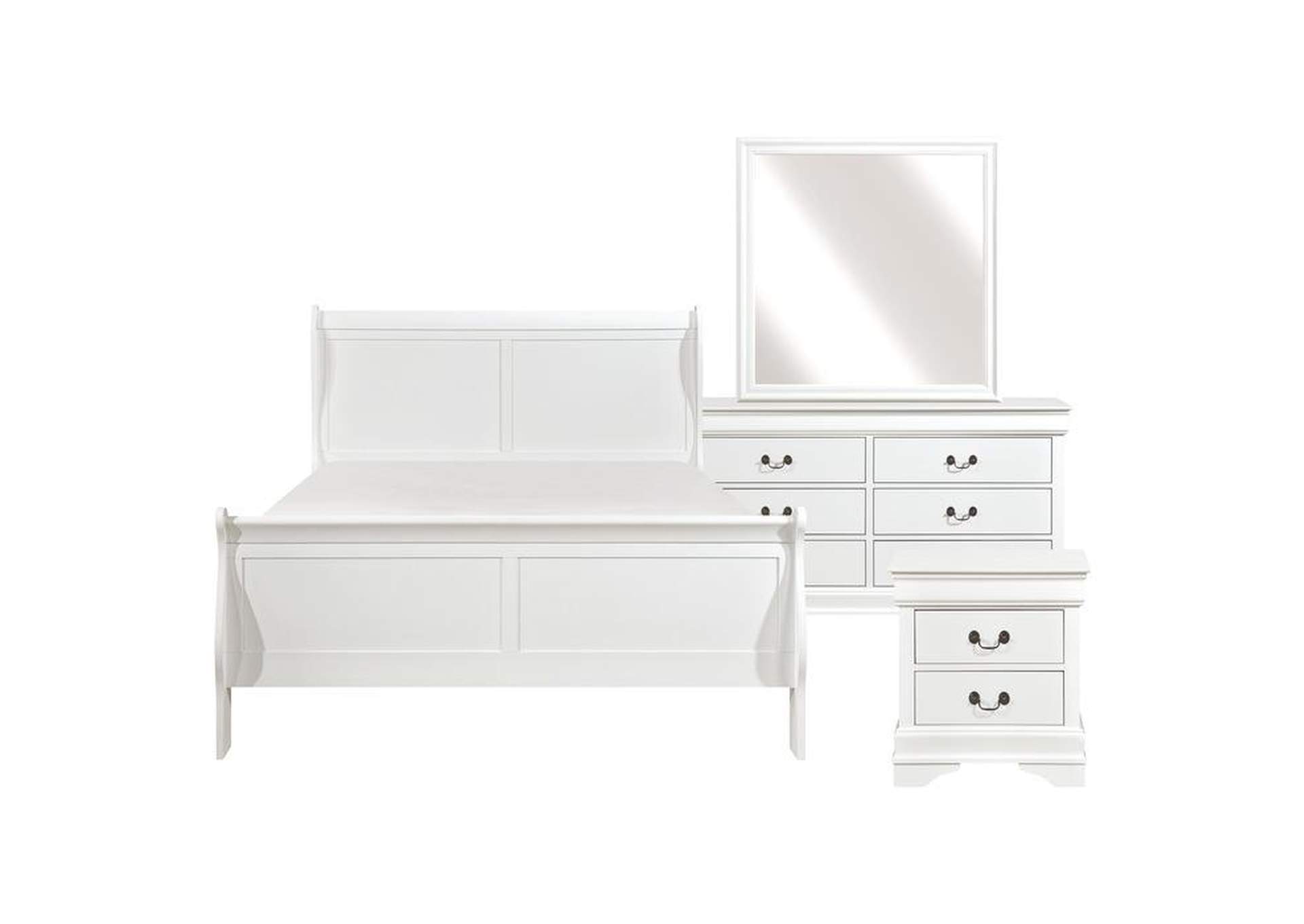 Mayville 4 Piece Queen Bedroom Set,Homelegance