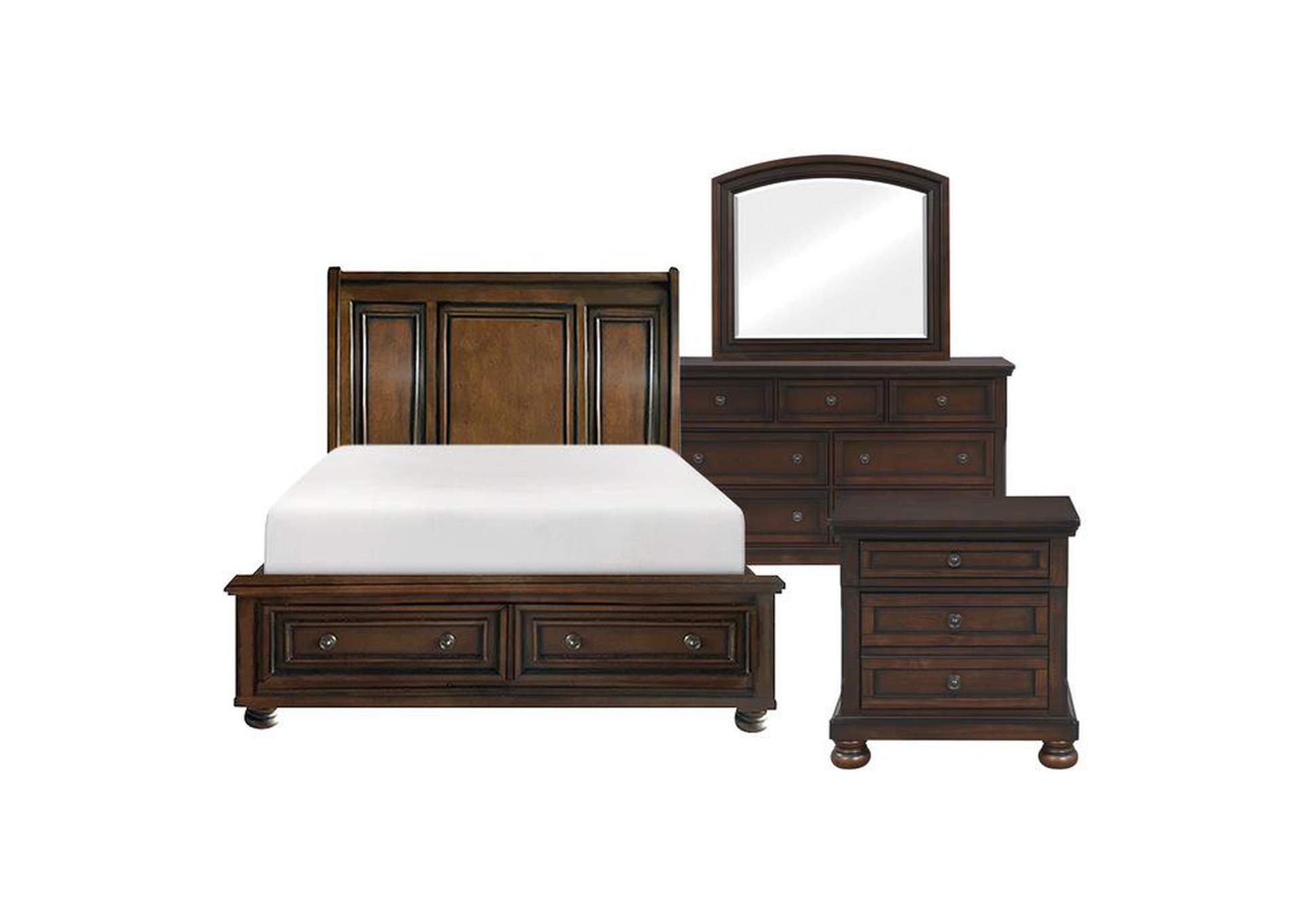Cumberland 4 Piece Queen Bedroom Set,Homelegance