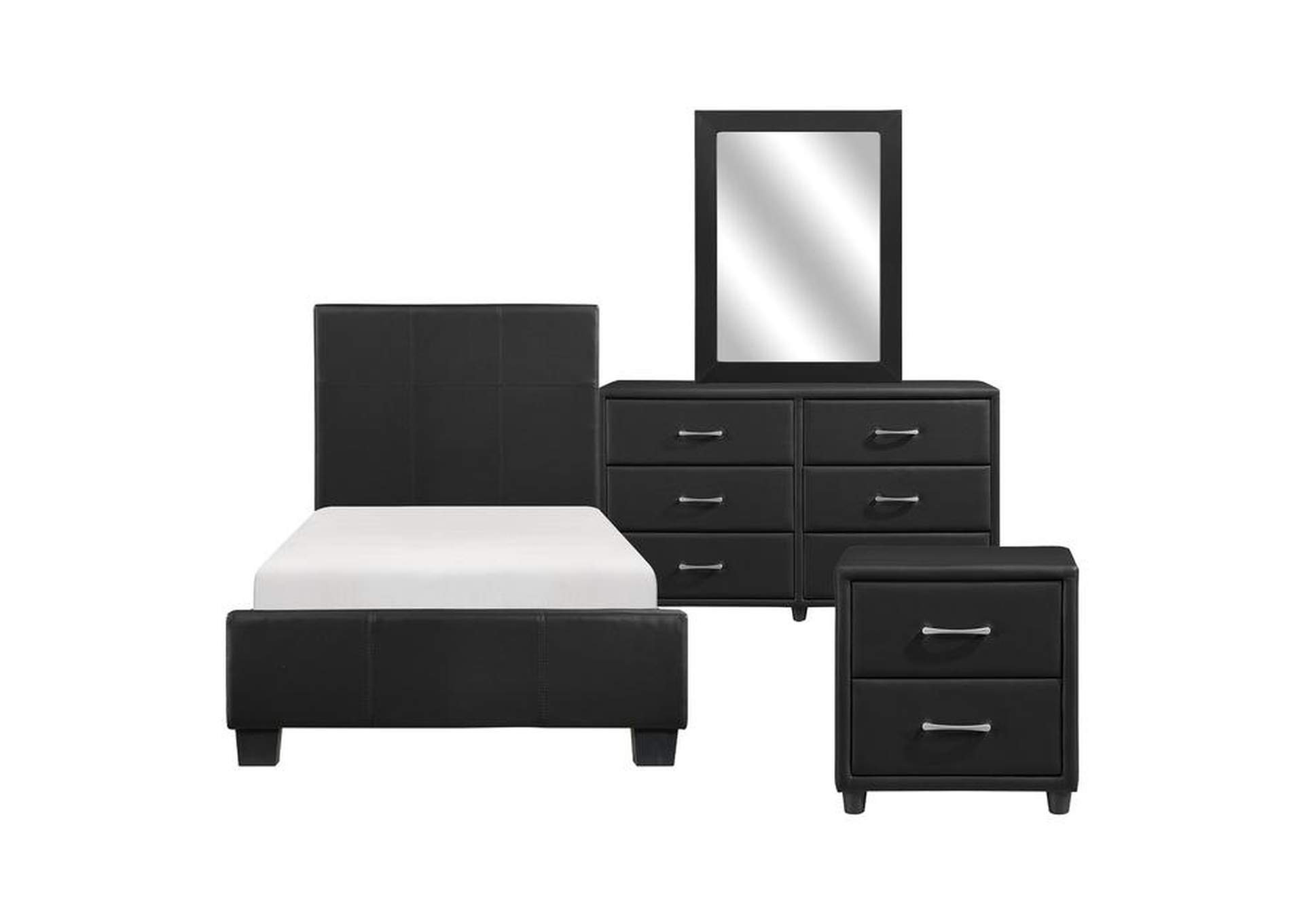 Lorenzi 4 Piece Twin Bedroom Set,Homelegance