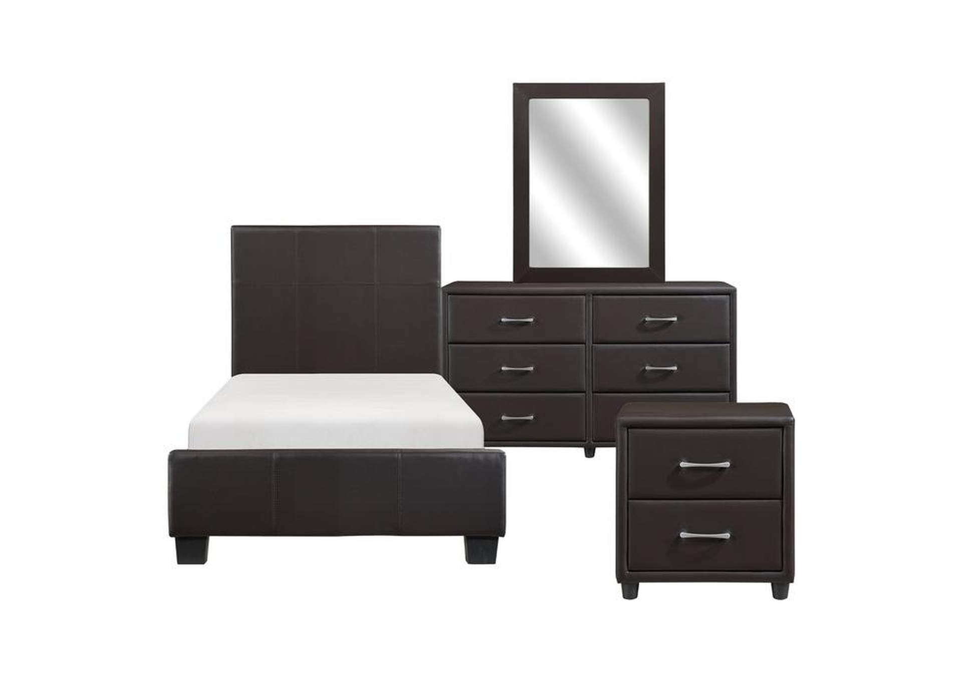 Lorenzi 4 Piece Twin Bedroom Set,Homelegance