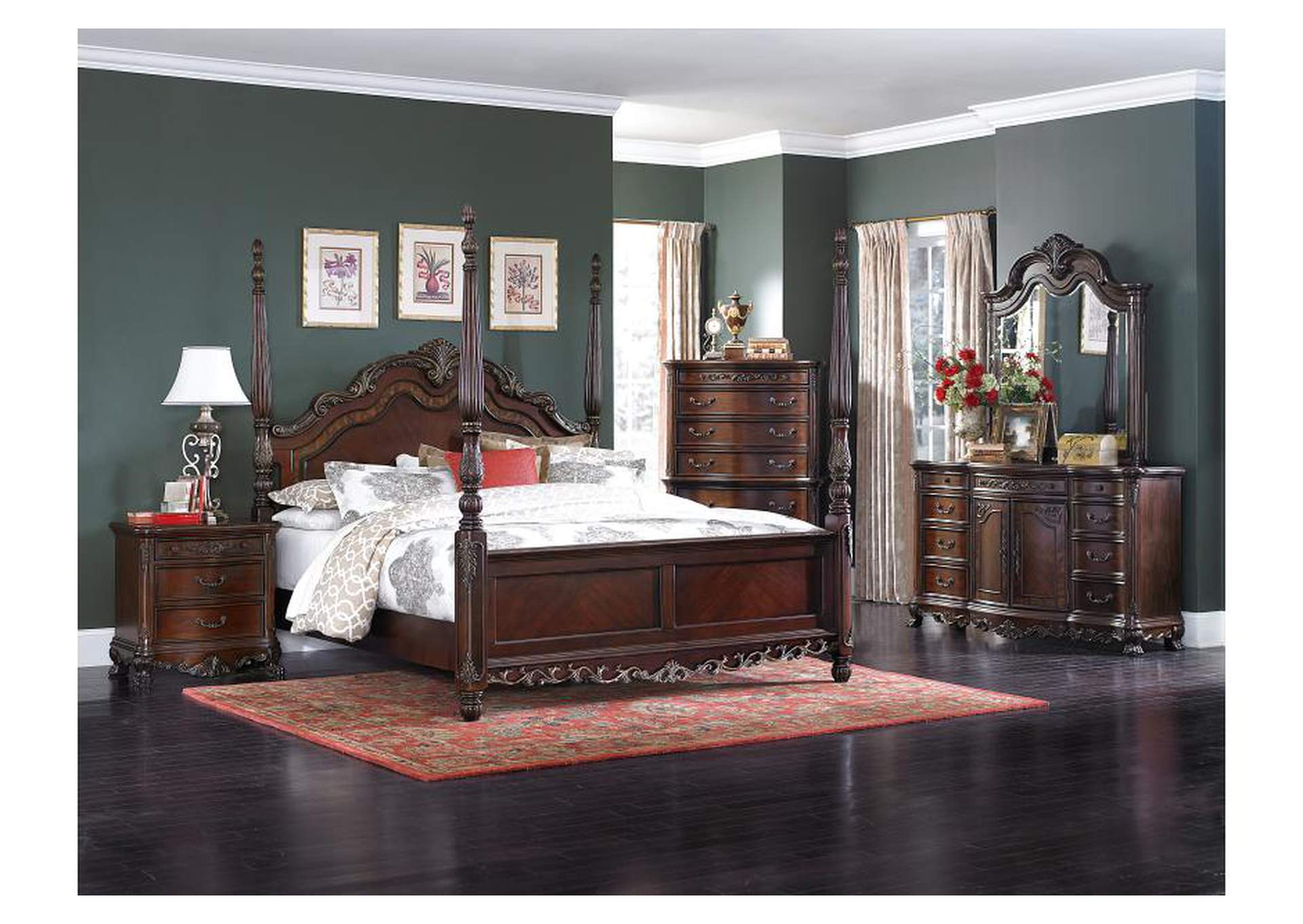Deryn Park 2243 Bedroom Set,Homelegance