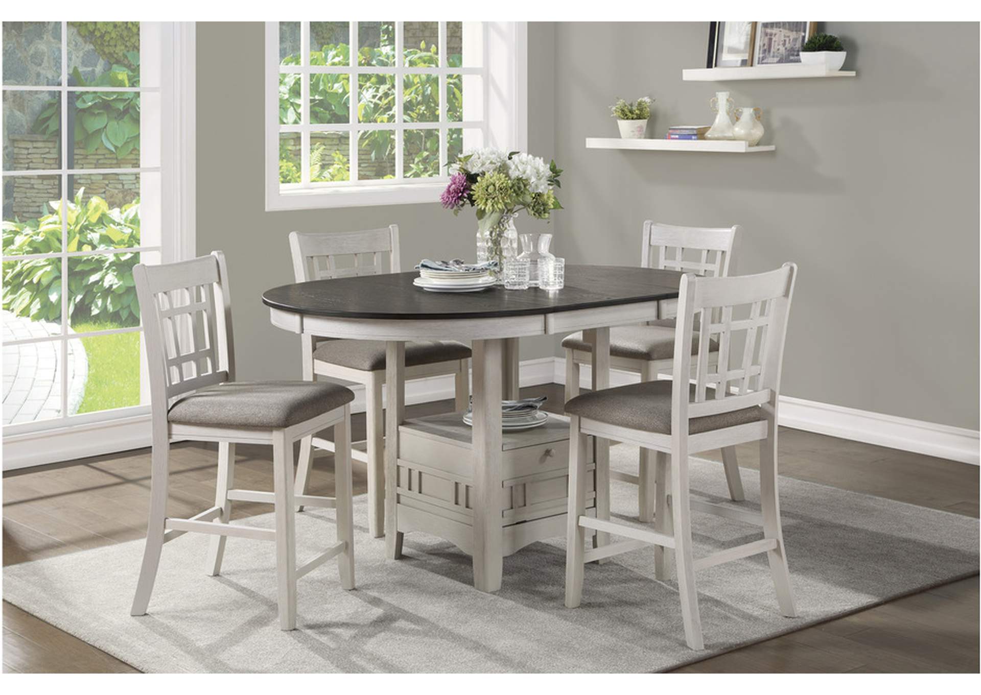 Junipero 2423W Dining Room Set,Homelegance