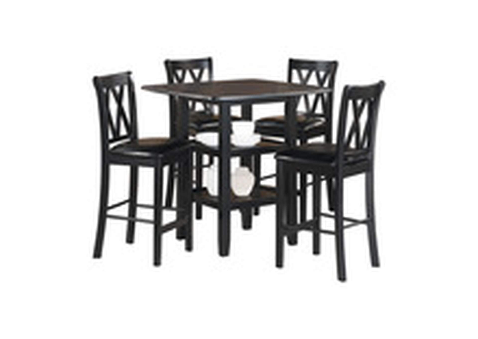 Norman Black 2514Bk Dining Room Set,Homelegance