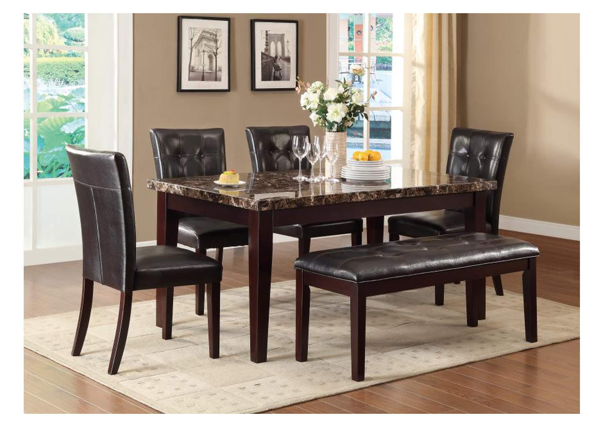 Teague 2544 Dining Room Set,Homelegance