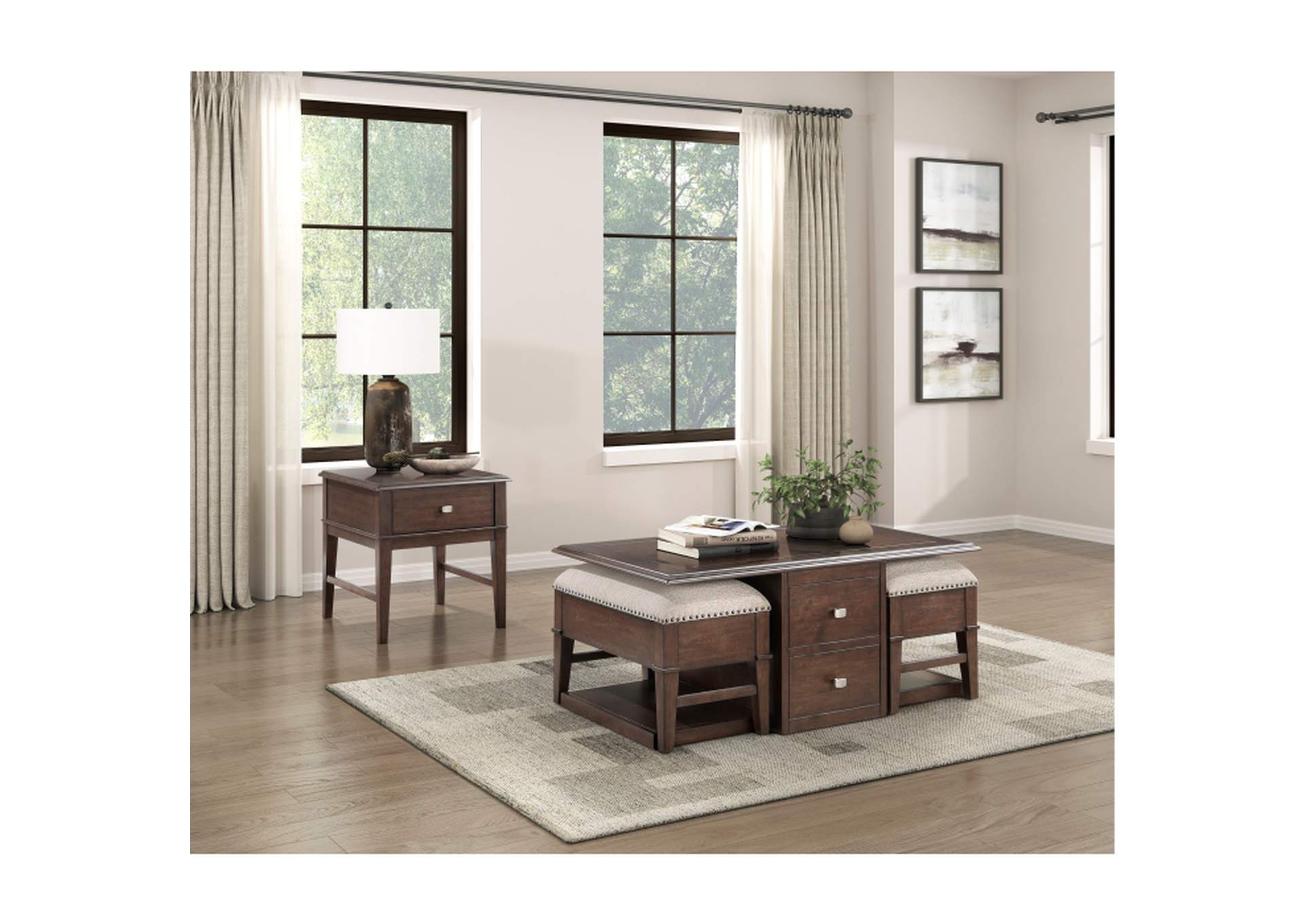 Claremore End Table,Homelegance