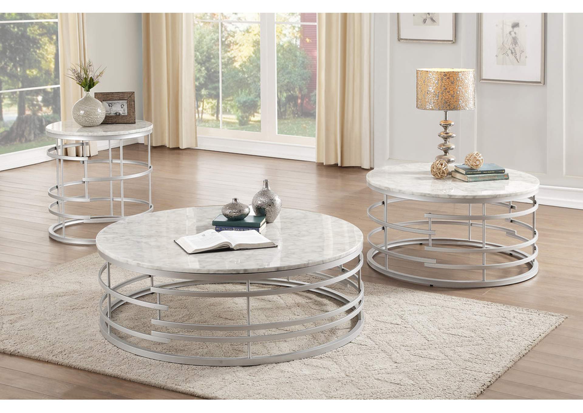 Brassica 3608Sv Occasional Table Set,Homelegance
