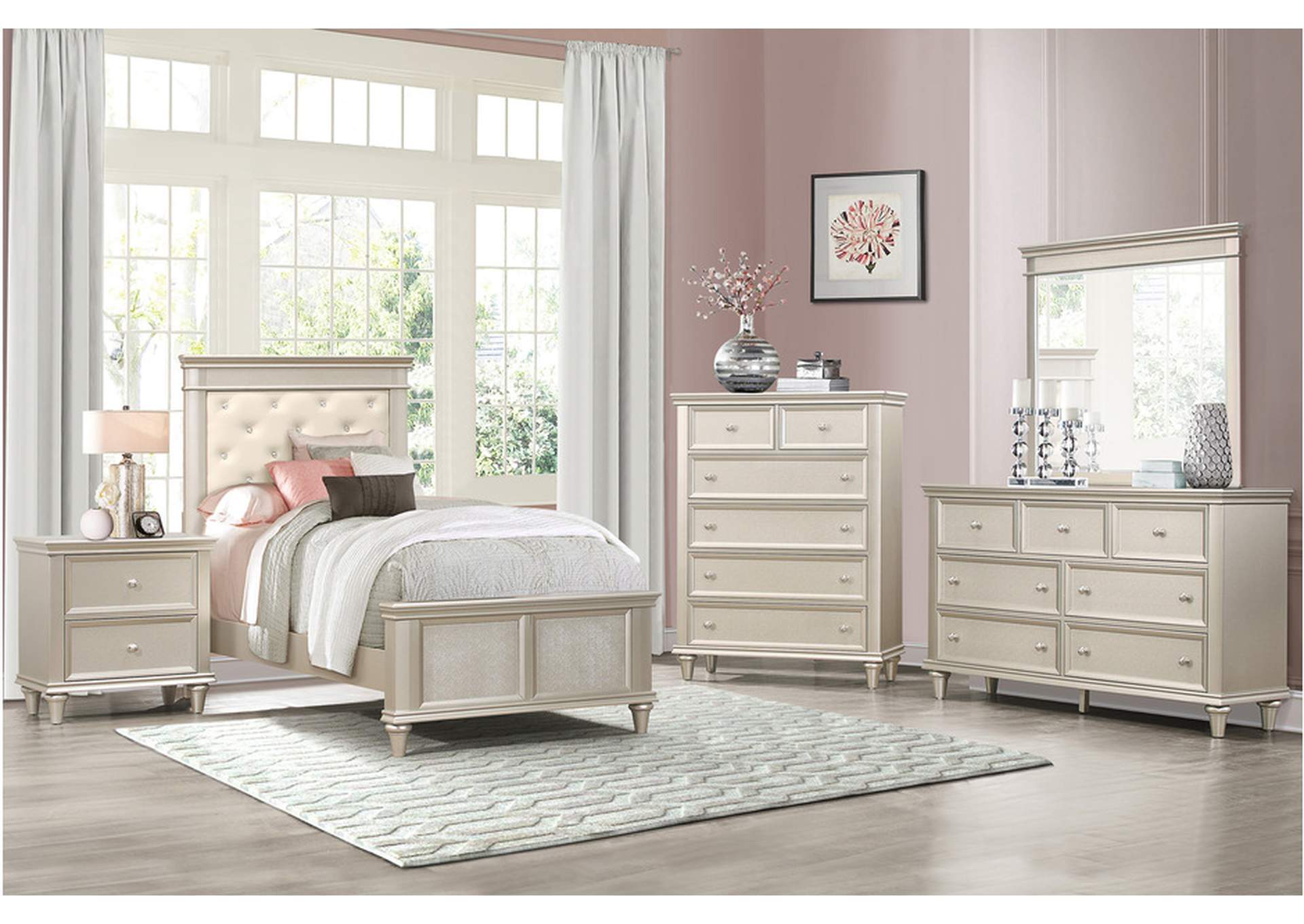 Celandine 1928T Youth Bedroom Set,Homelegance