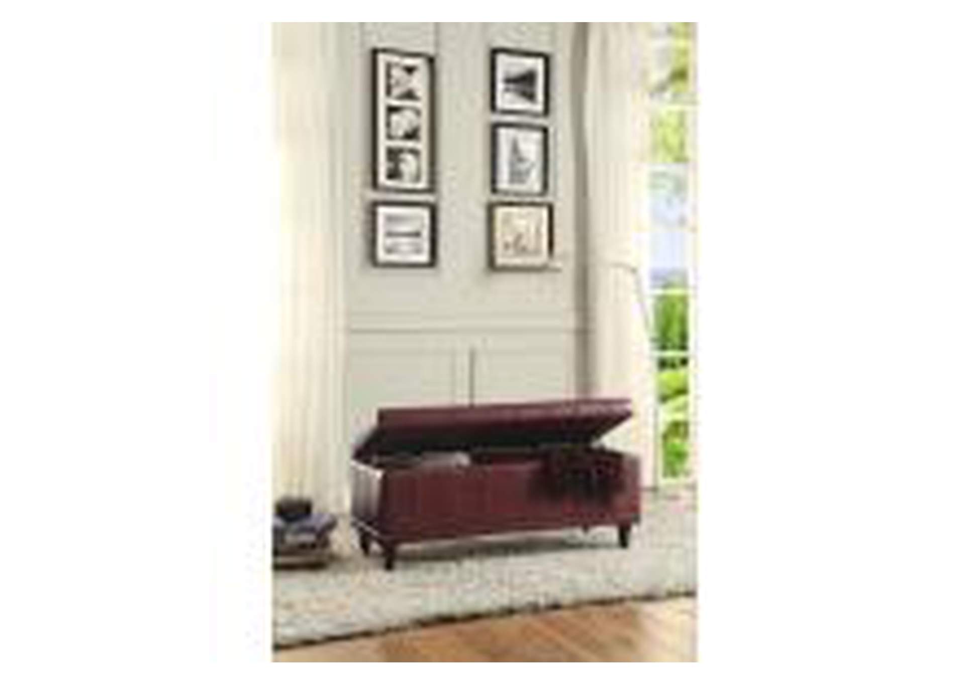 Afton Accent Bench,Homelegance