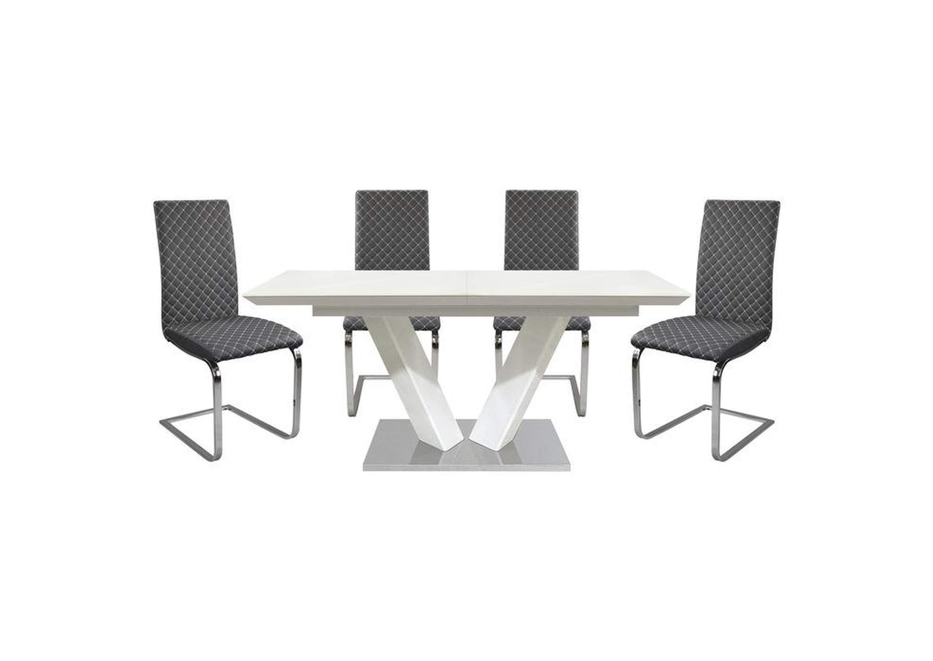 Yannis 5 Piece Dining Set,Homelegance