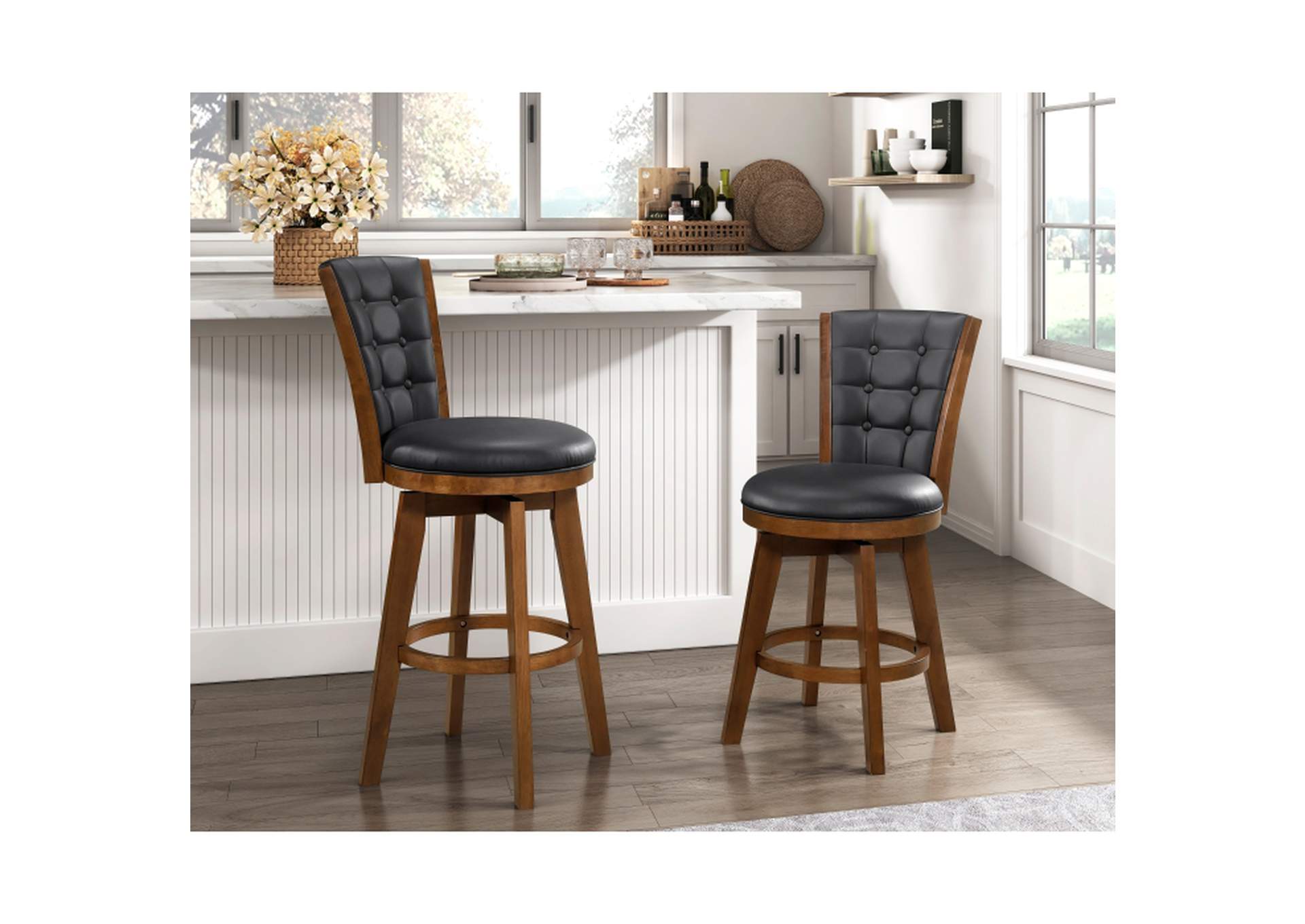 Swivel Counter Height Chair,Homelegance
