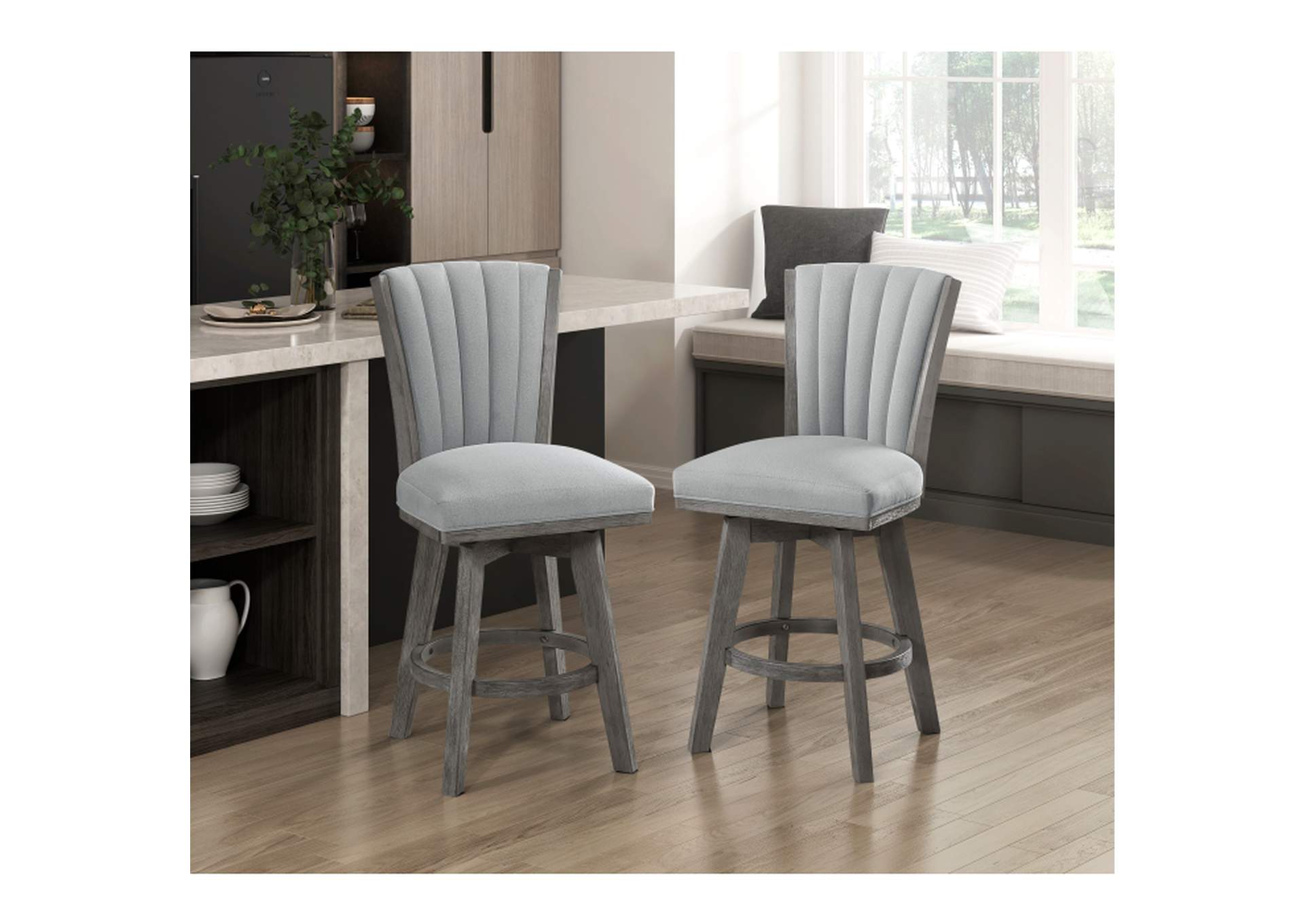 Swivel Counter Height Chair,Homelegance