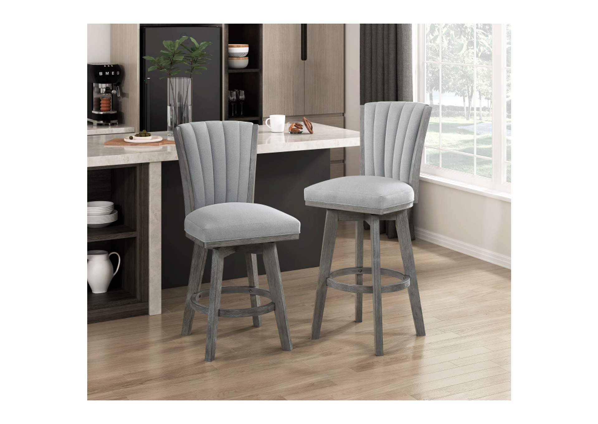 Swivel Counter Height Chair,Homelegance