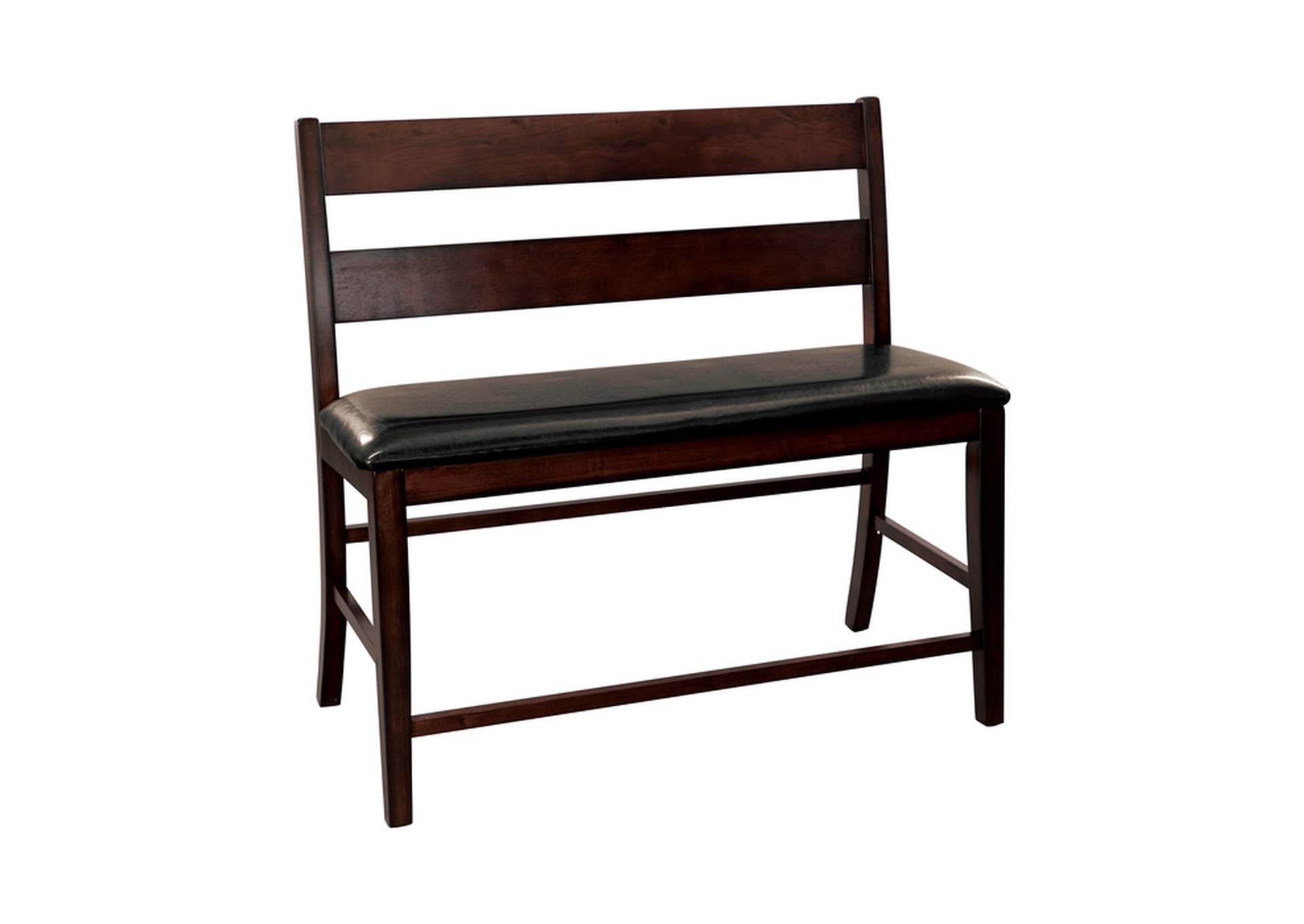 Mantello Counter Height Bench with Back,Homelegance