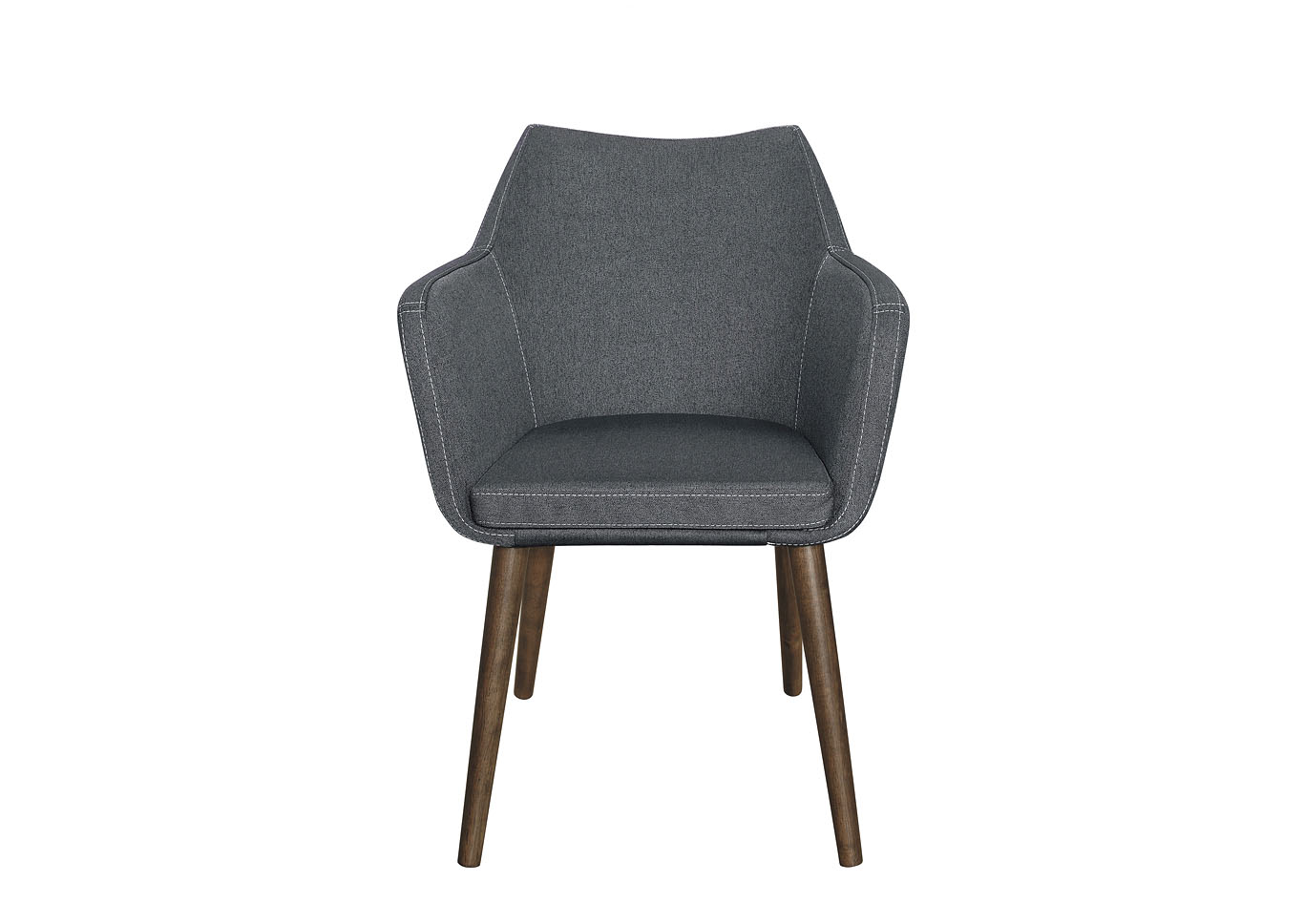 Stratus Grey Arm Dining Chair [Set of 2],Homelegance