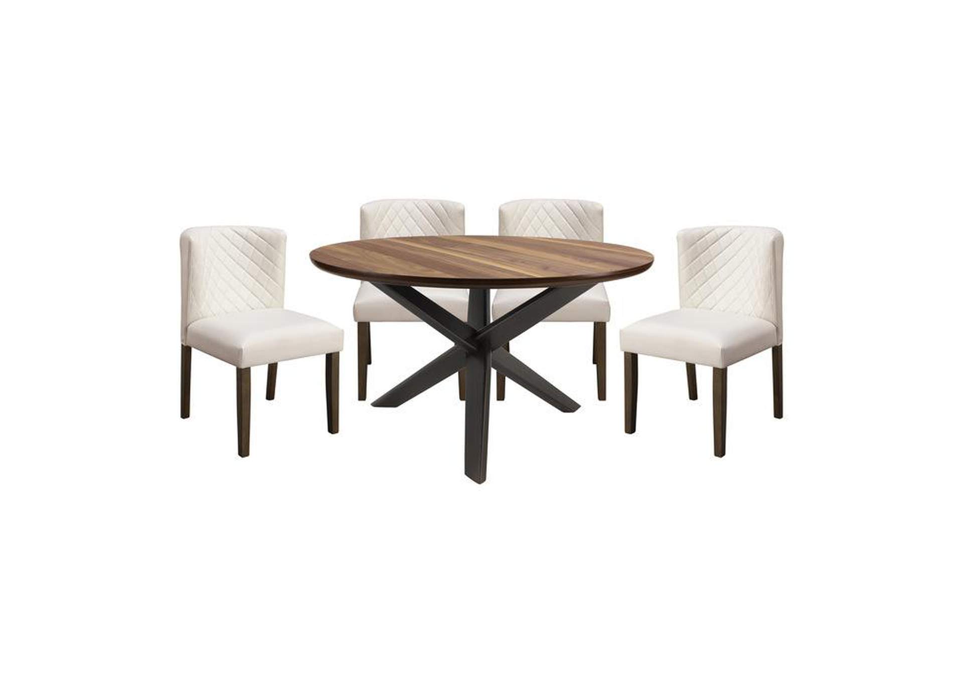 Nelina 5 Piece Dining Set,Homelegance
