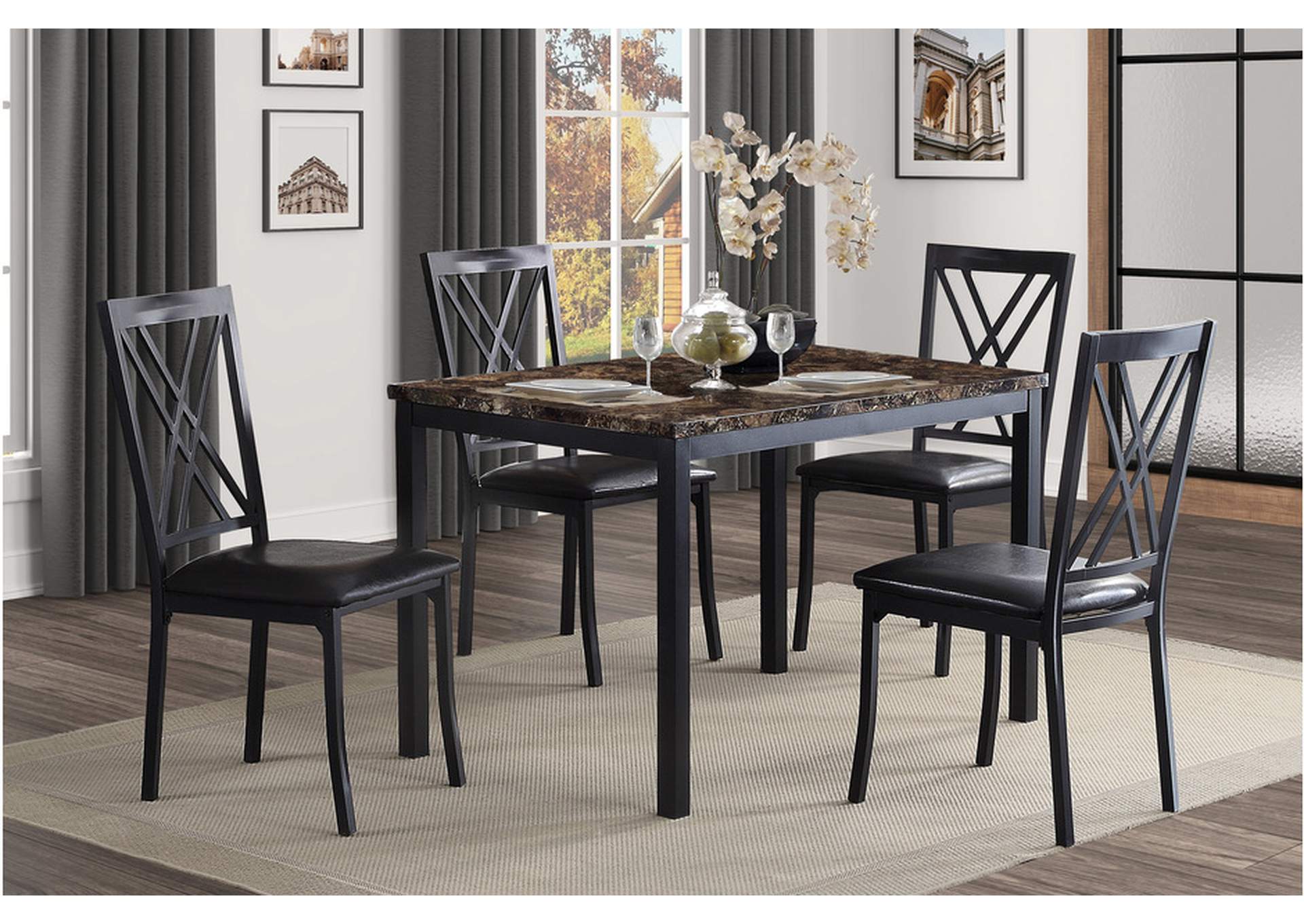 Waite 5663 Dining Room Set,Homelegance