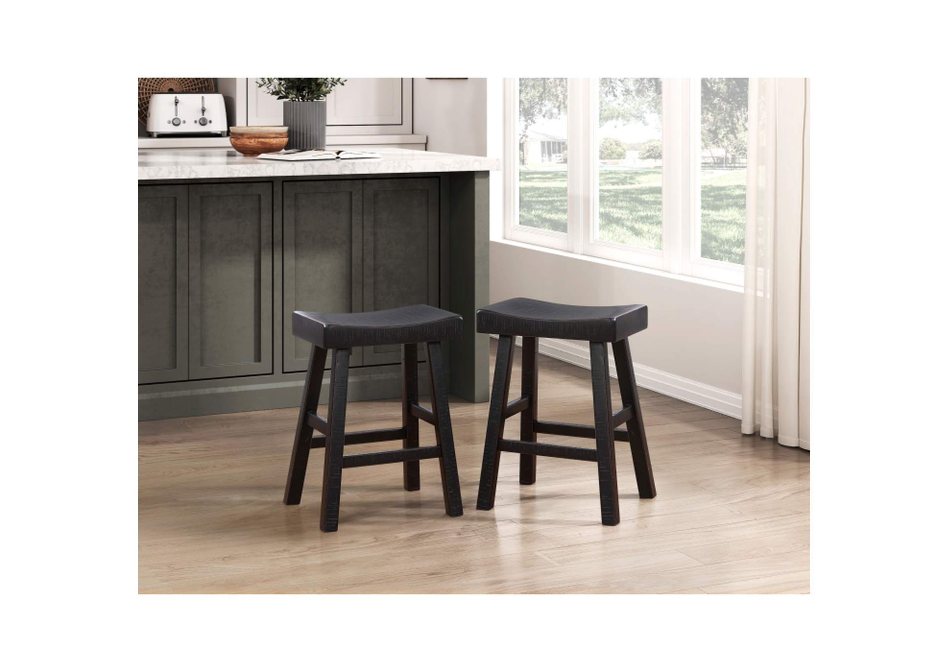 Caspian Counter Height Stool,Homelegance