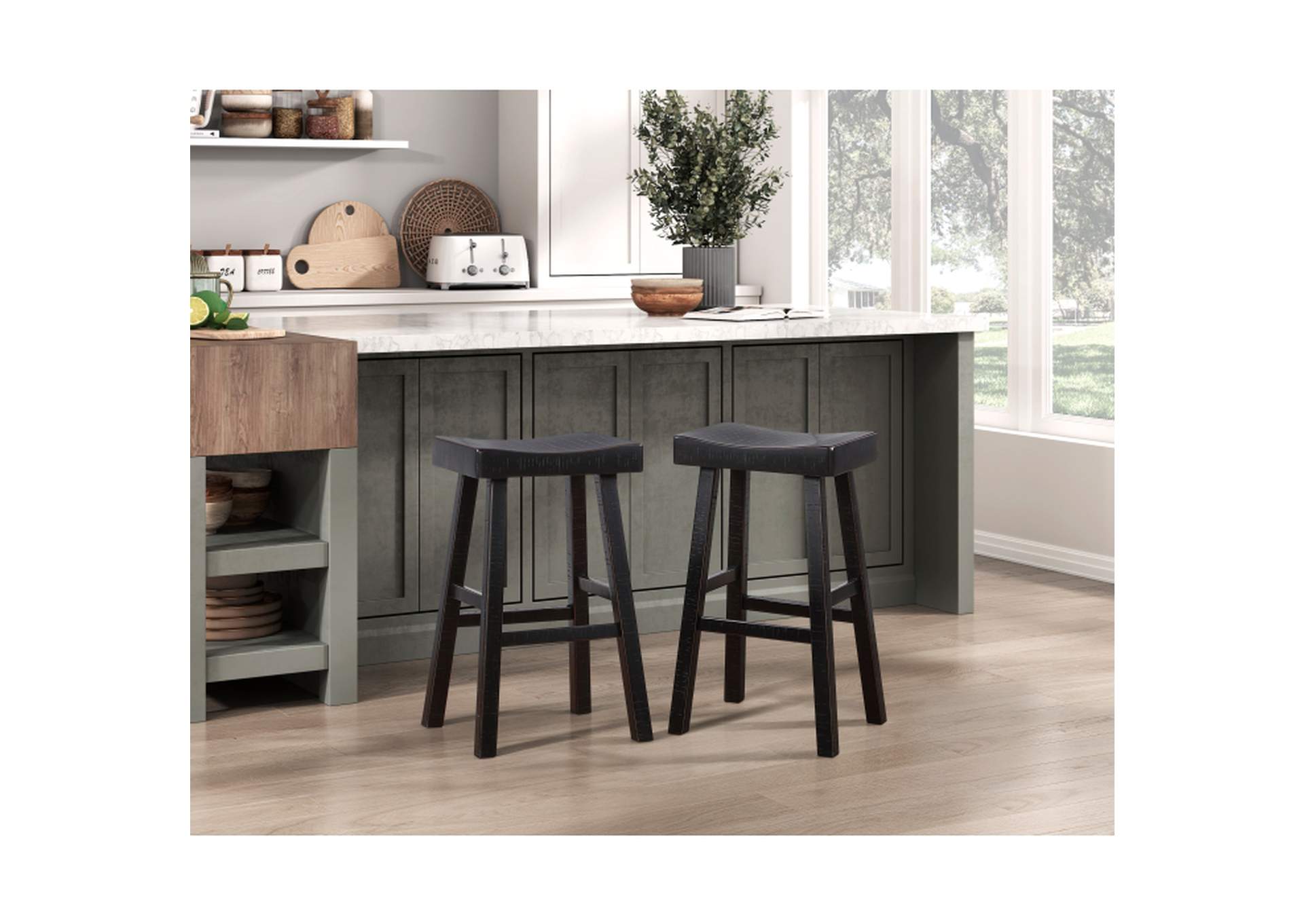 Caspian Pub Height Stool,Homelegance