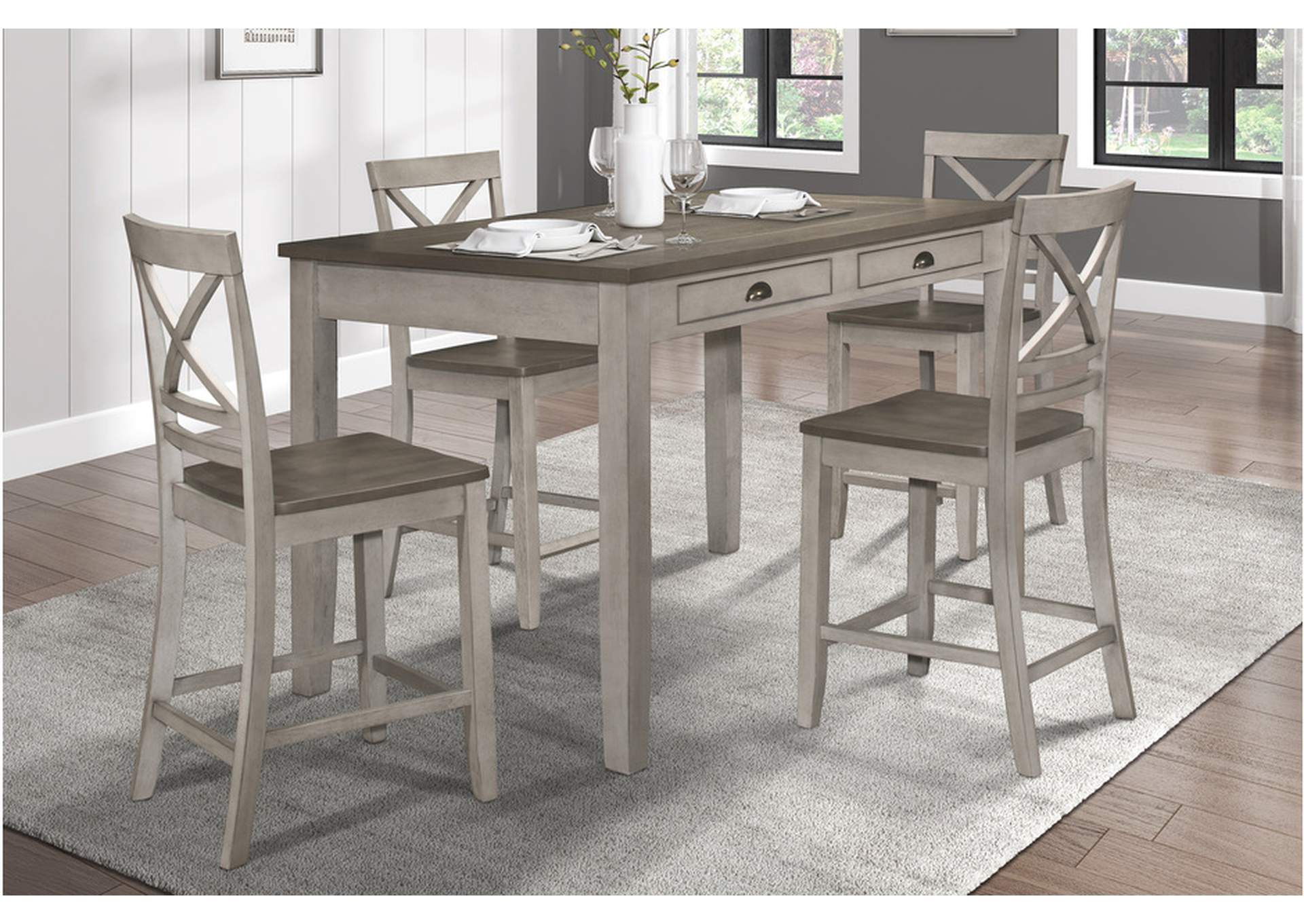 Brightleaf 5803Rf Dining Room Set,Homelegance