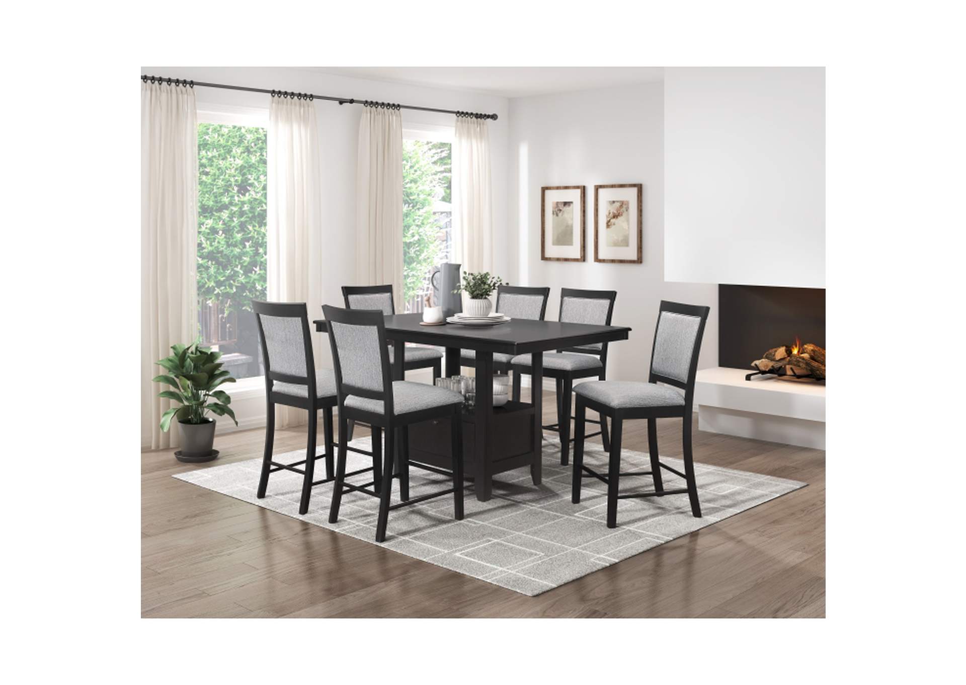 Raven Counter Height Chair,Homelegance