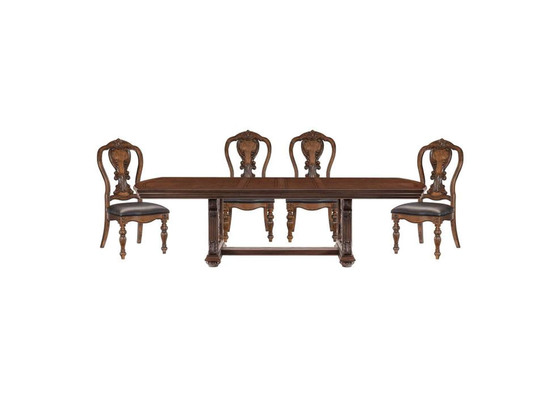 Bergen 5 Piece Dining Set,Homelegance