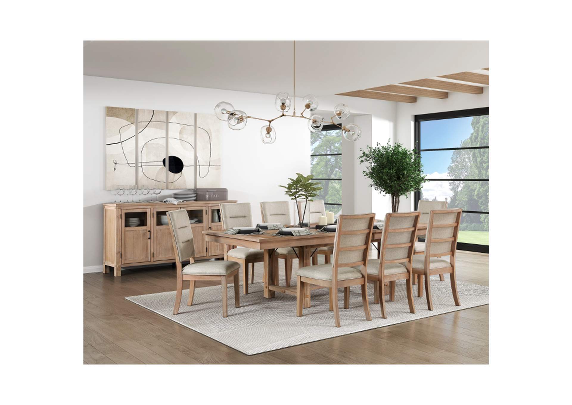 Aberdeen Dining Table,Homelegance