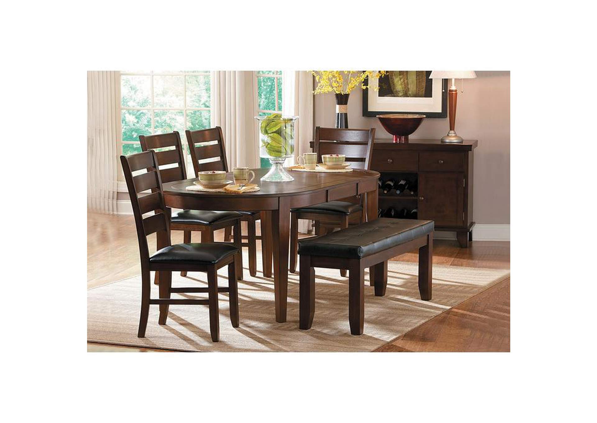 Ameillia Oval Dining Table,Homelegance