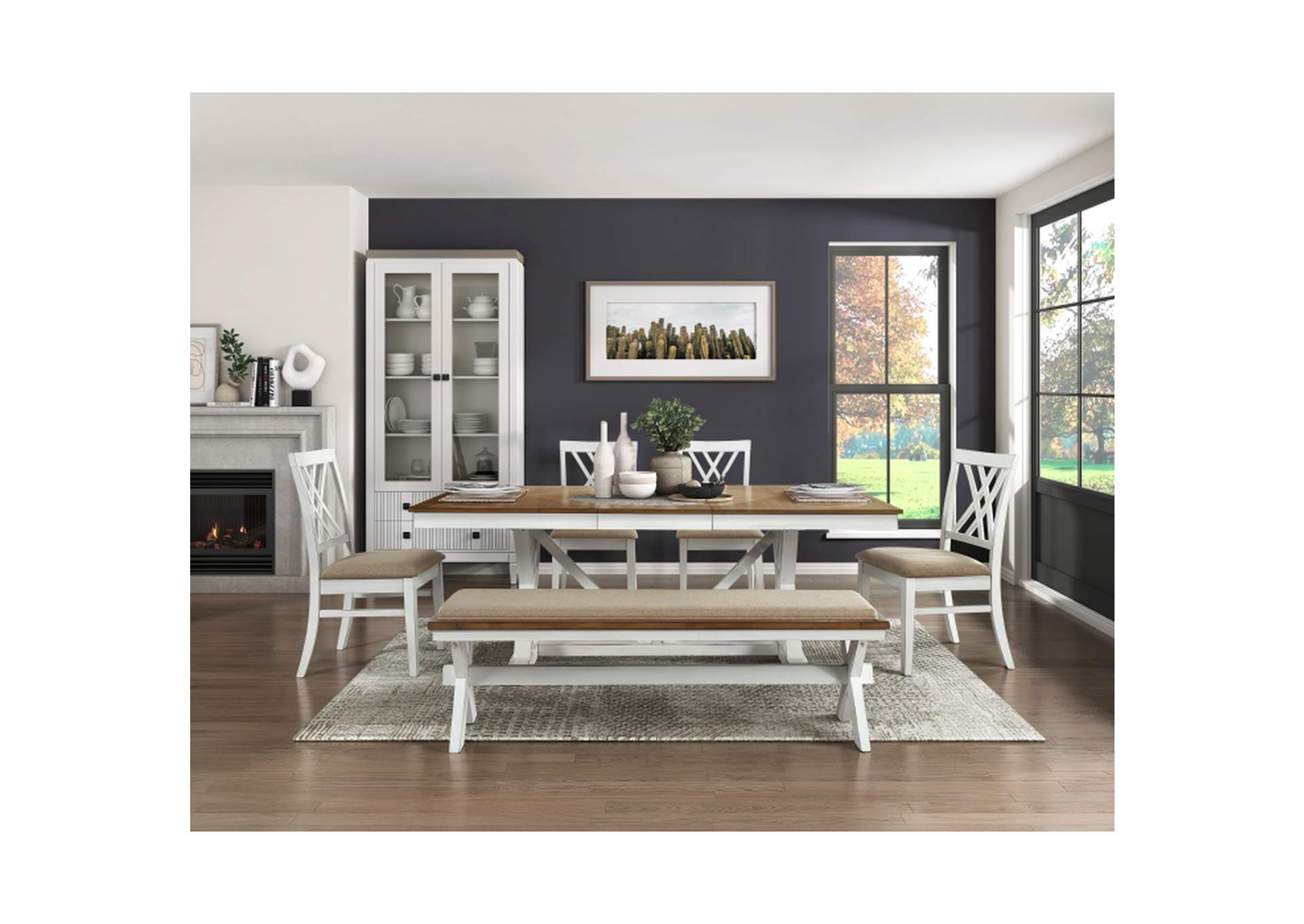 Brunson Side Chair,Homelegance