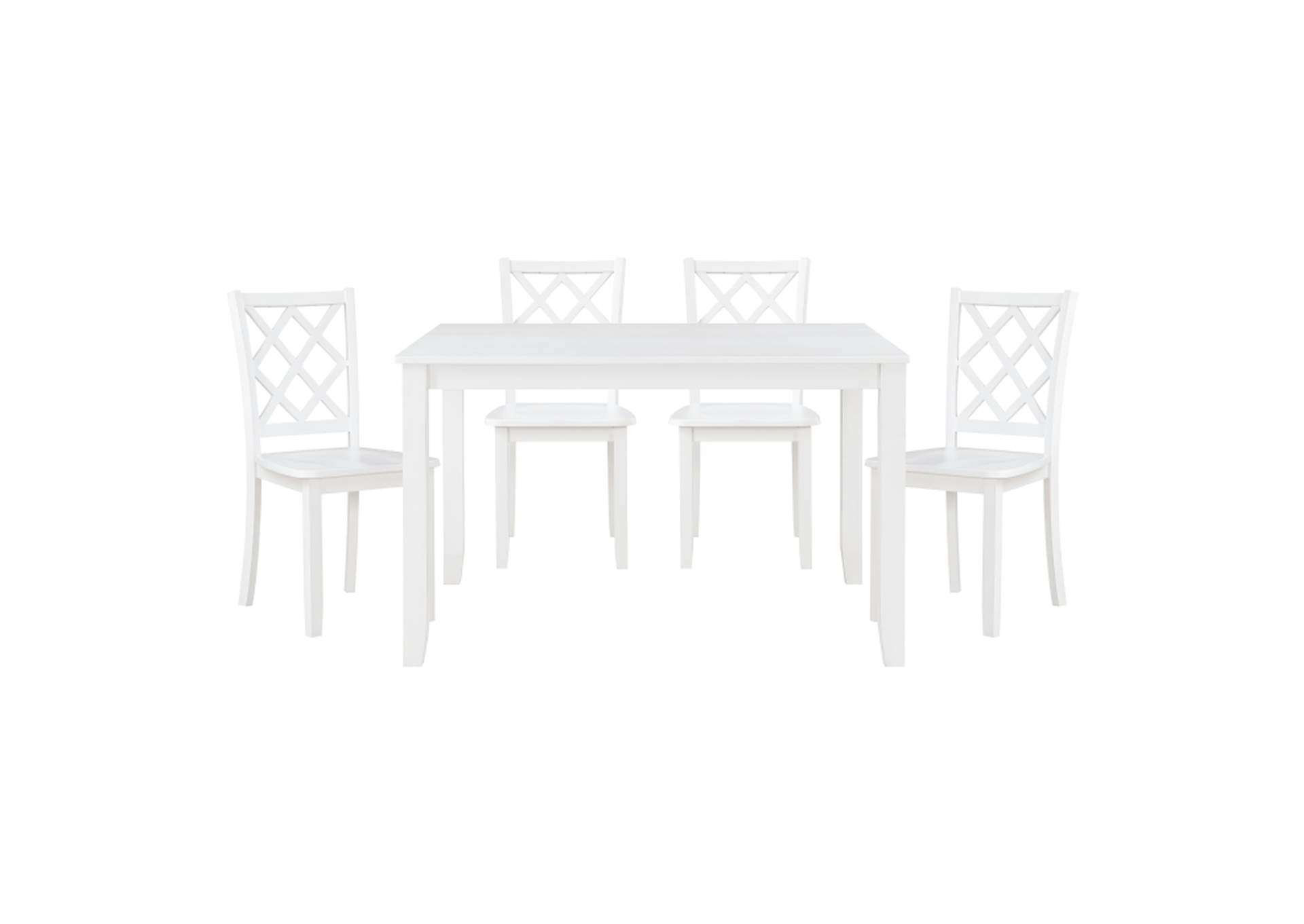 Astoria 5 Piece Dinette Set,Homelegance