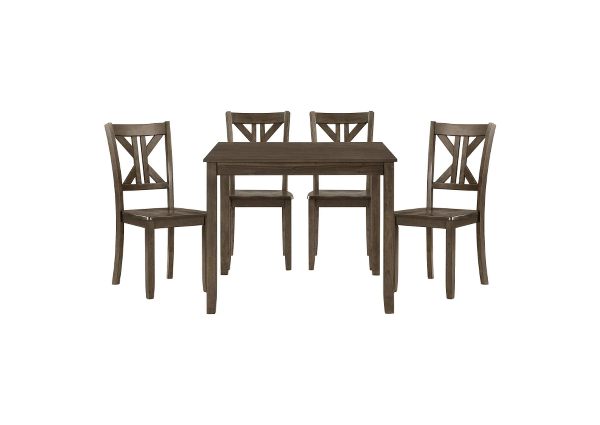 Rivera 5 Piece Dinette Set,Homelegance