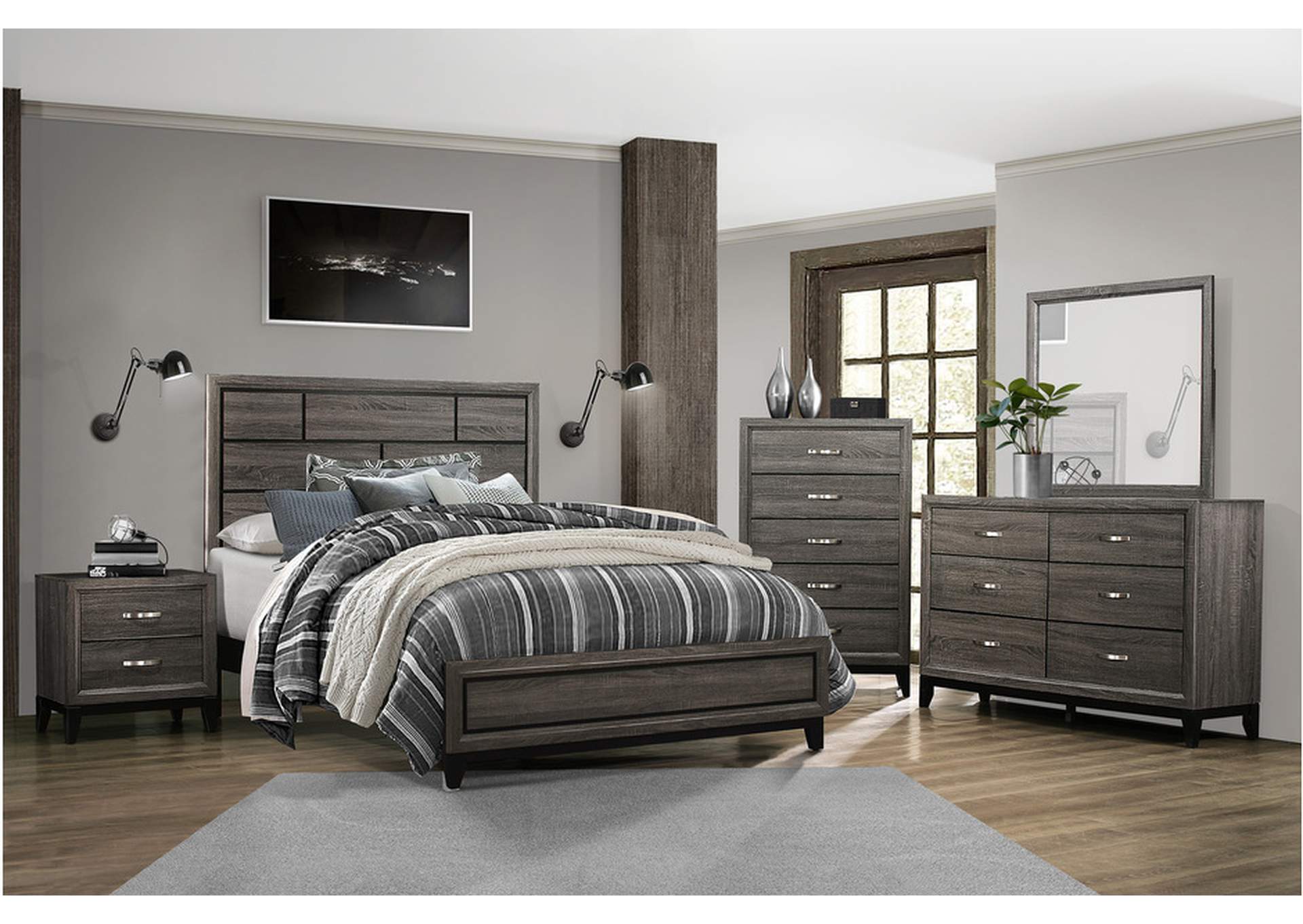 Davi 1645 Bedroom Set,Homelegance