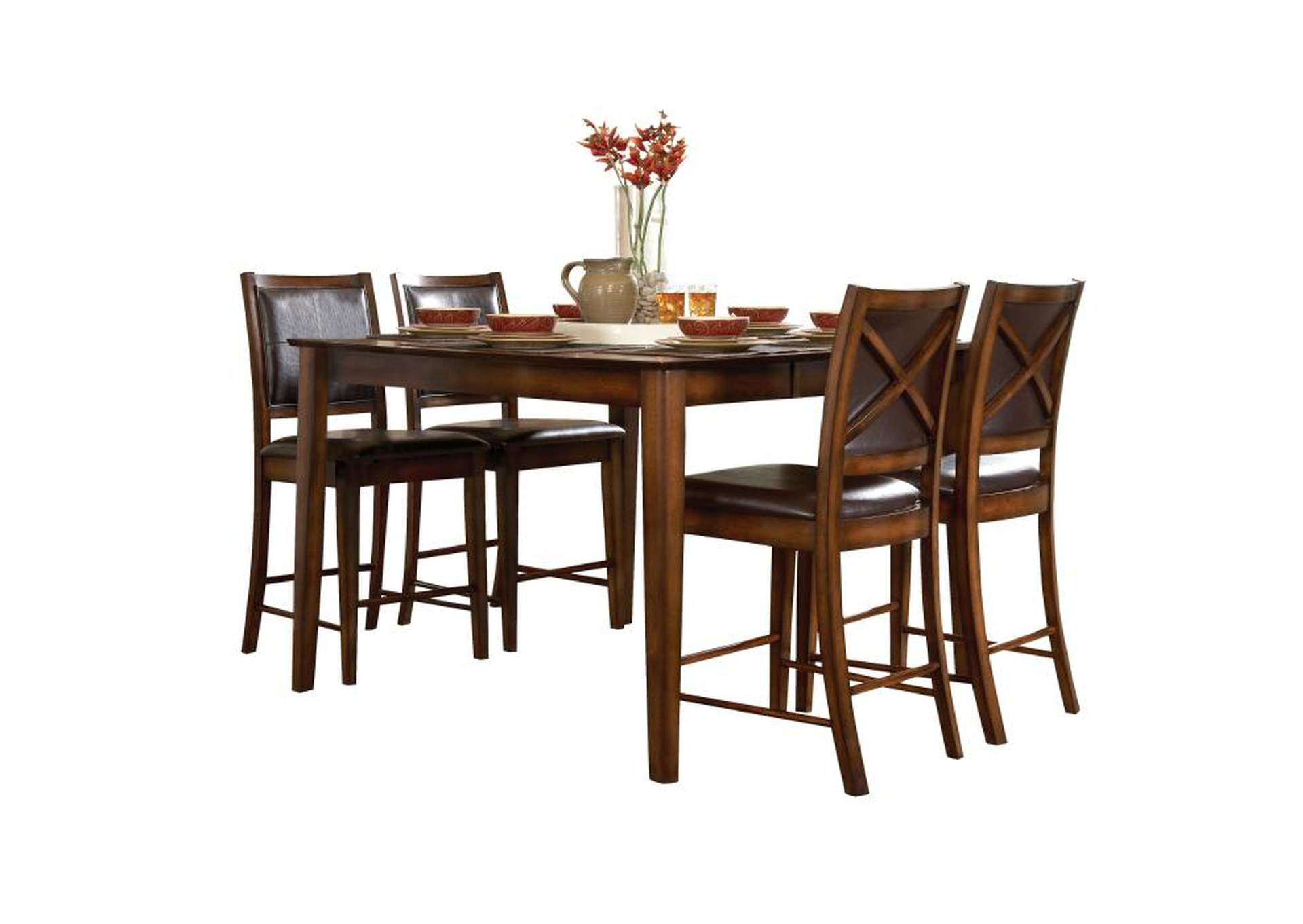 Verona 5 Piece Dining Set,Homelegance