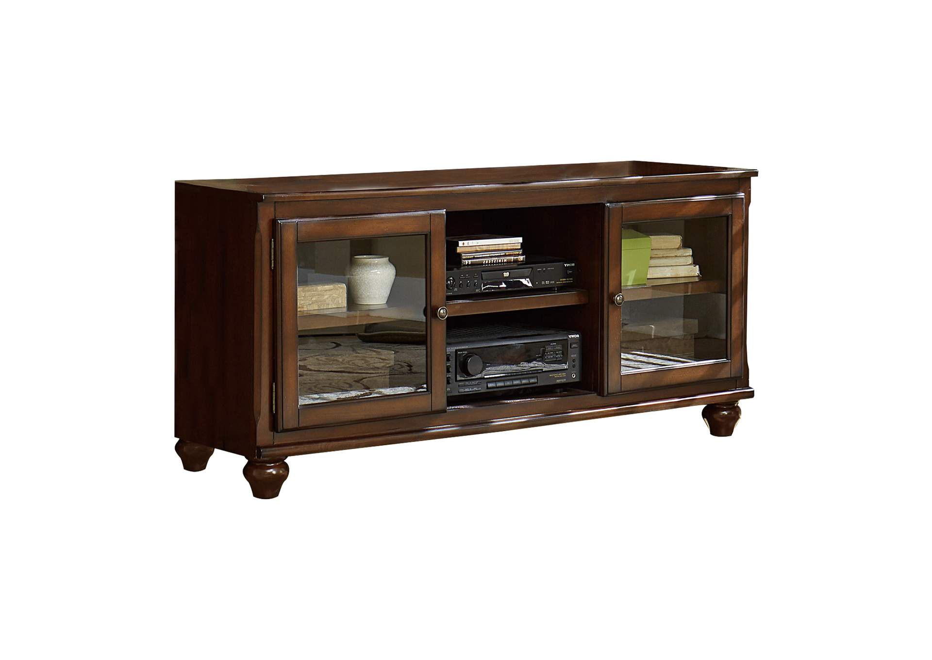 Lenore Brown 4-Piece Entertainment Set,Homelegance