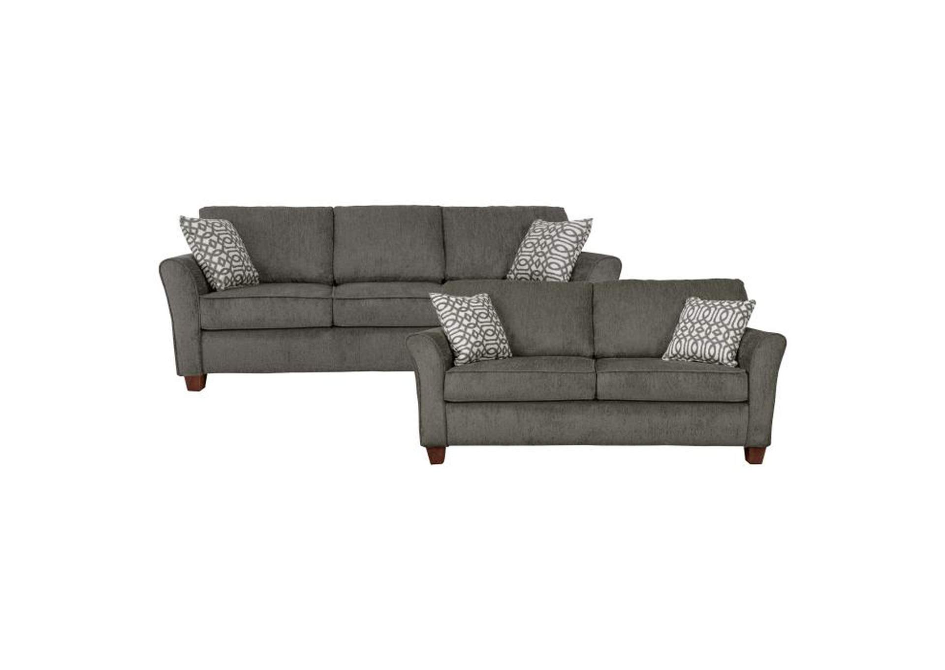 Alain 2 Piece Sofa Set,Homelegance