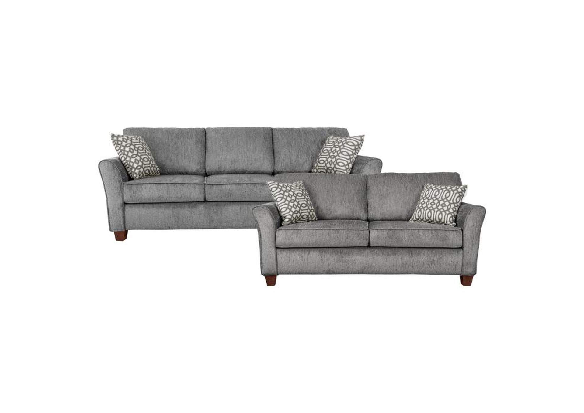 Alain 2 Piece Sofa Set,Homelegance