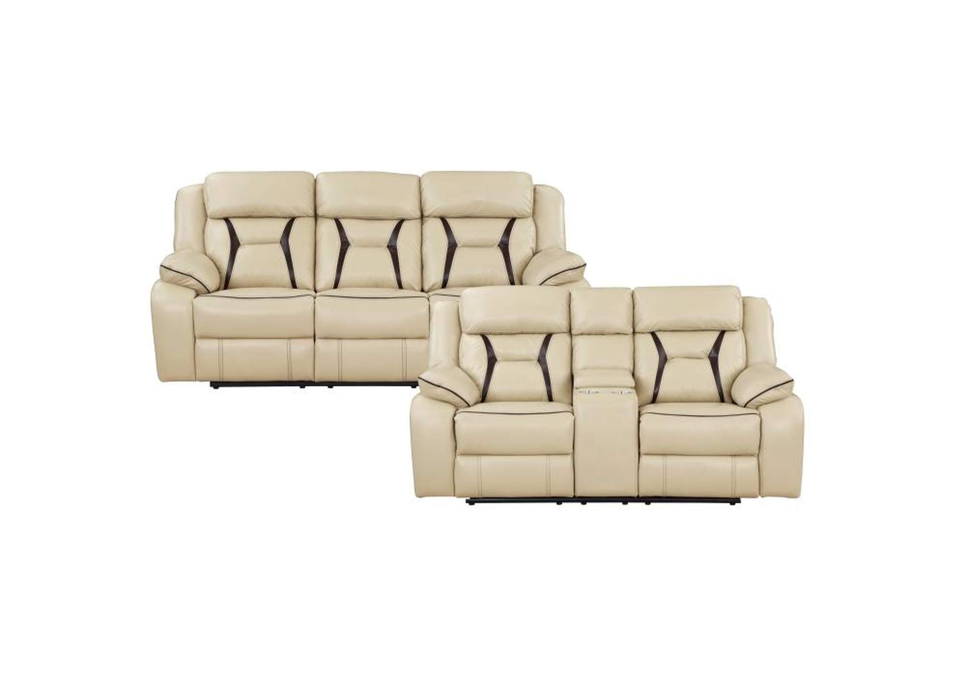 Amite 2 Piece Power Sofa Set,Homelegance