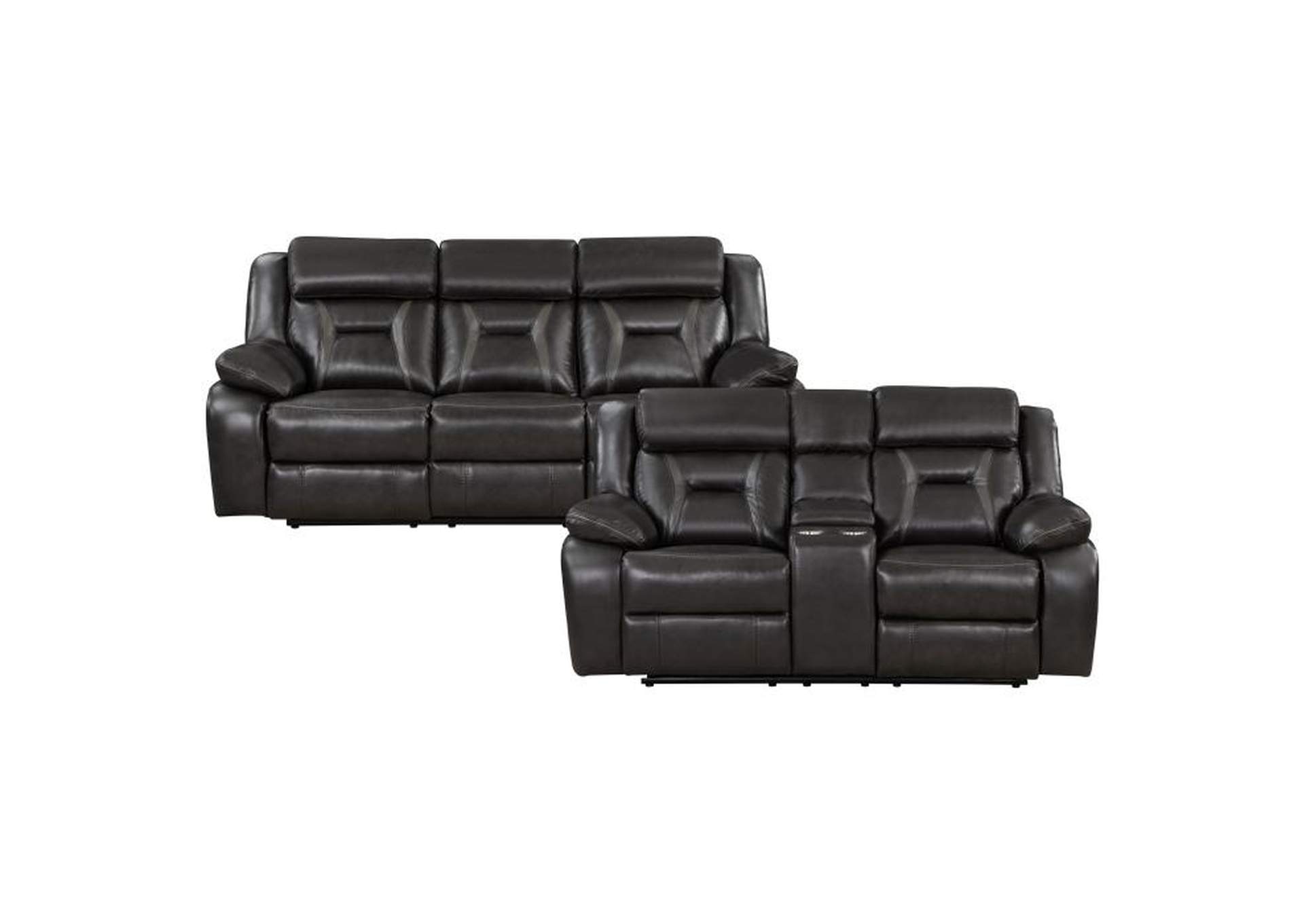 Amite 2 Piece Power Sofa Set,Homelegance