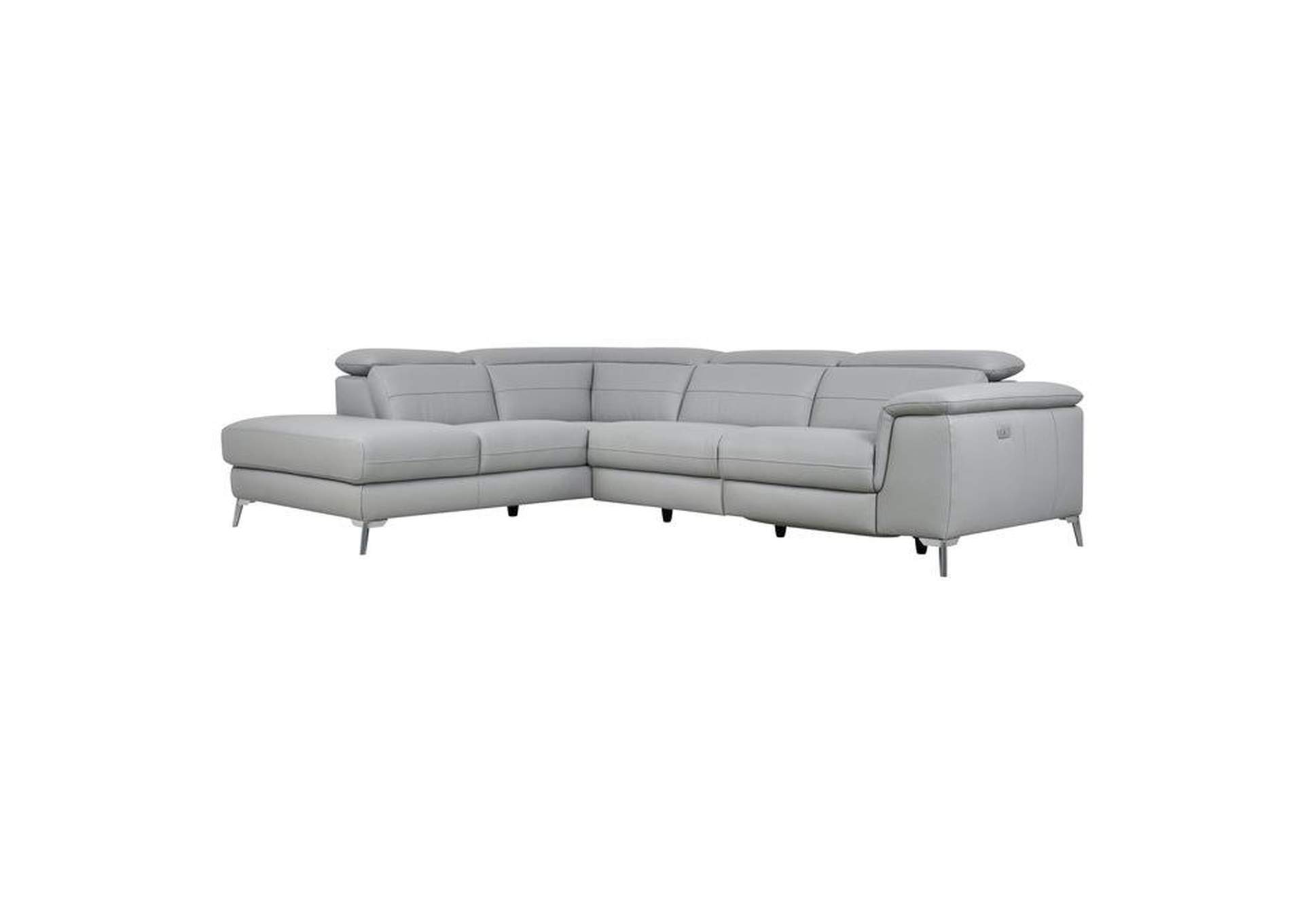 Cinque 2-Piece Power Sectional With Left Chaise,Homelegance