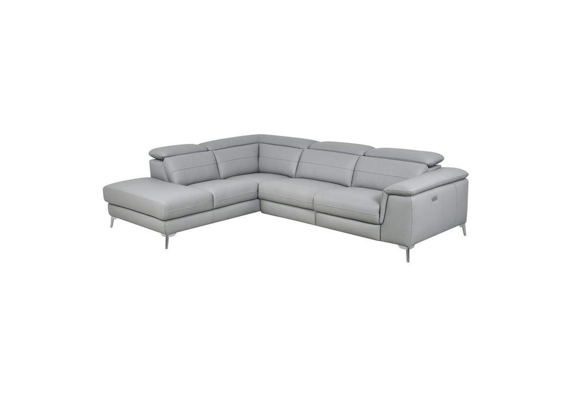 Cinque 2-Piece Power Sectional With Left Chaise,Homelegance