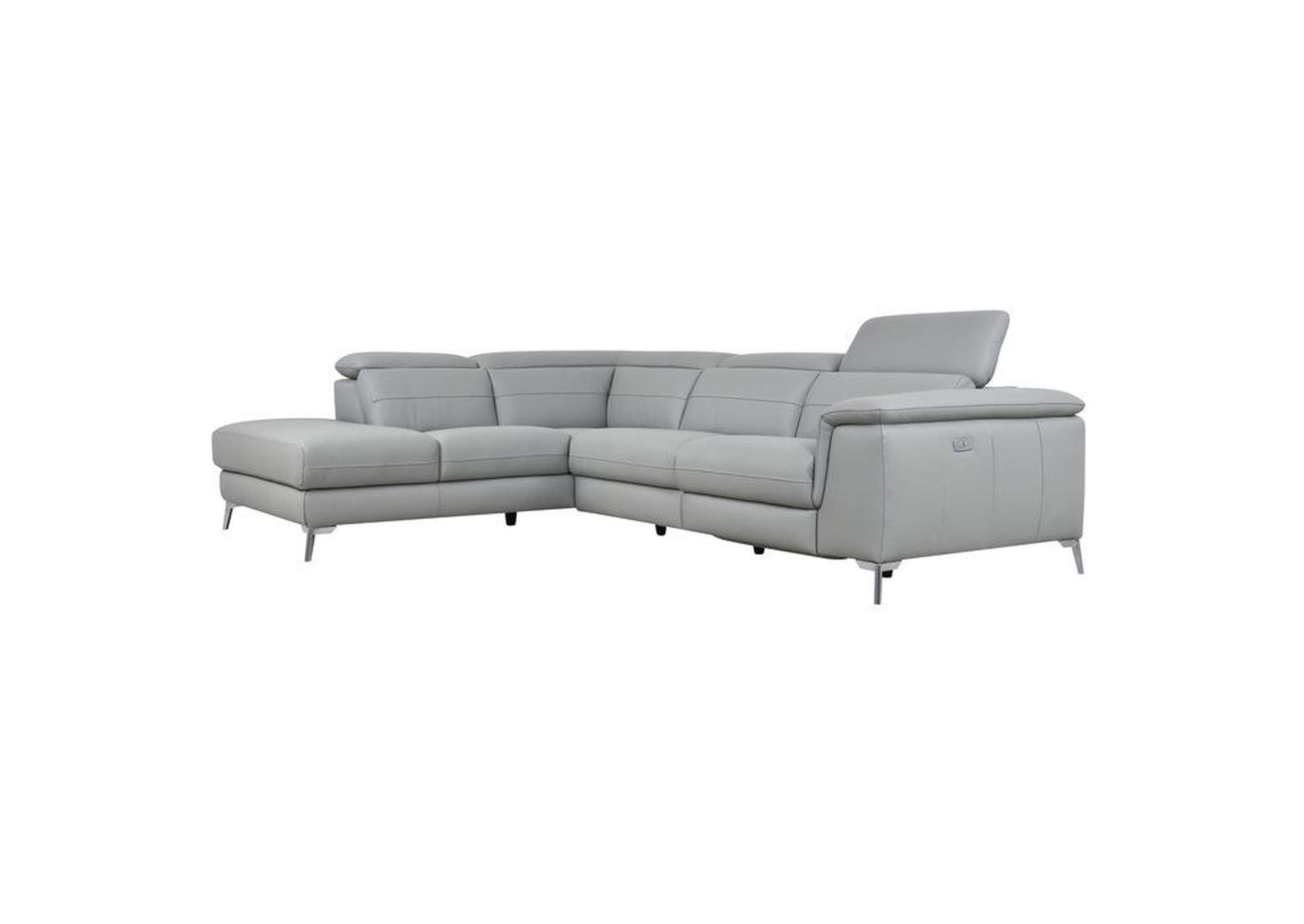 Cinque 2-Piece Power Sectional With Left Chaise,Homelegance