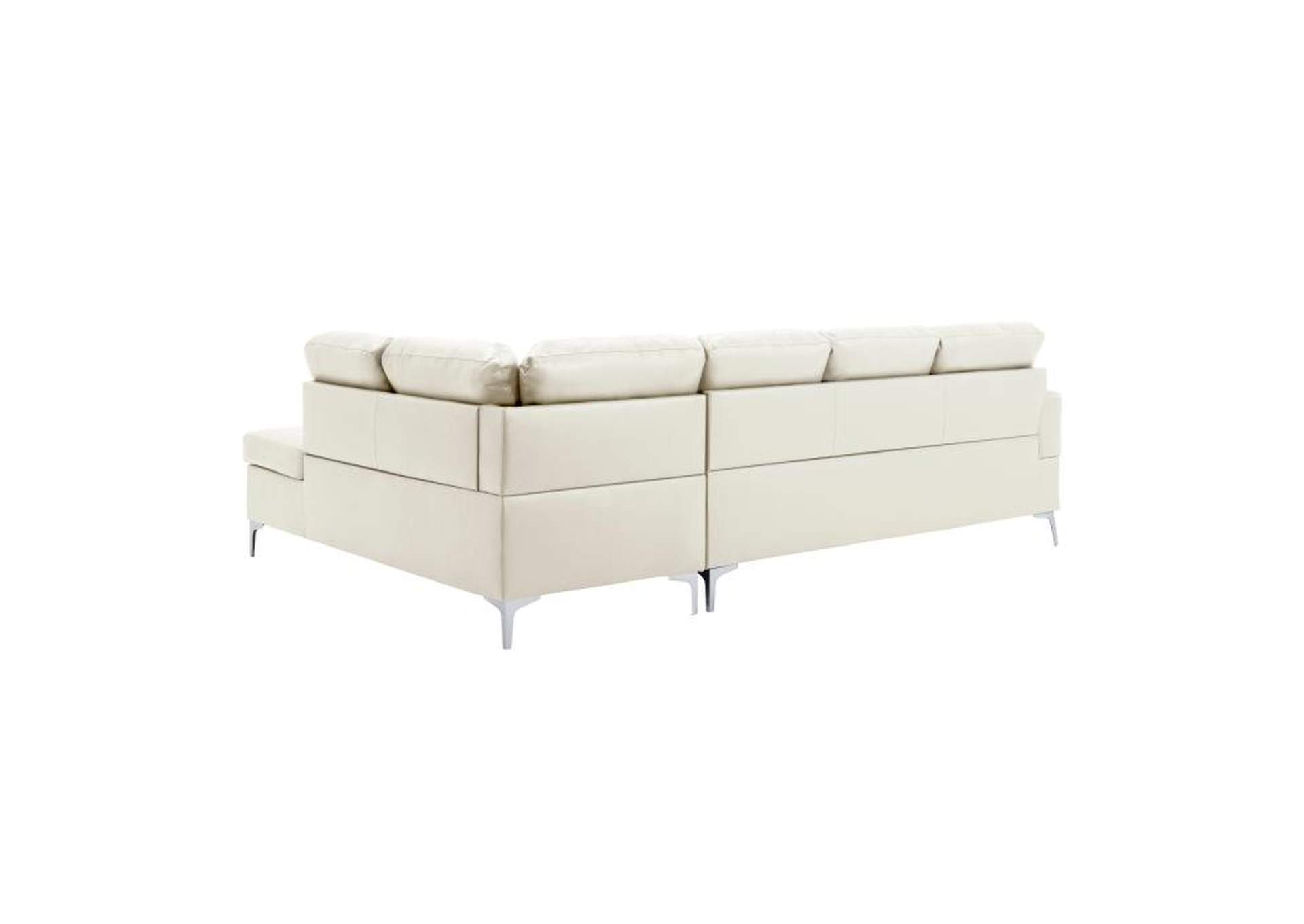 Barrington 3-Piece Sectional With Right Chaise And Ottoman,Homelegance