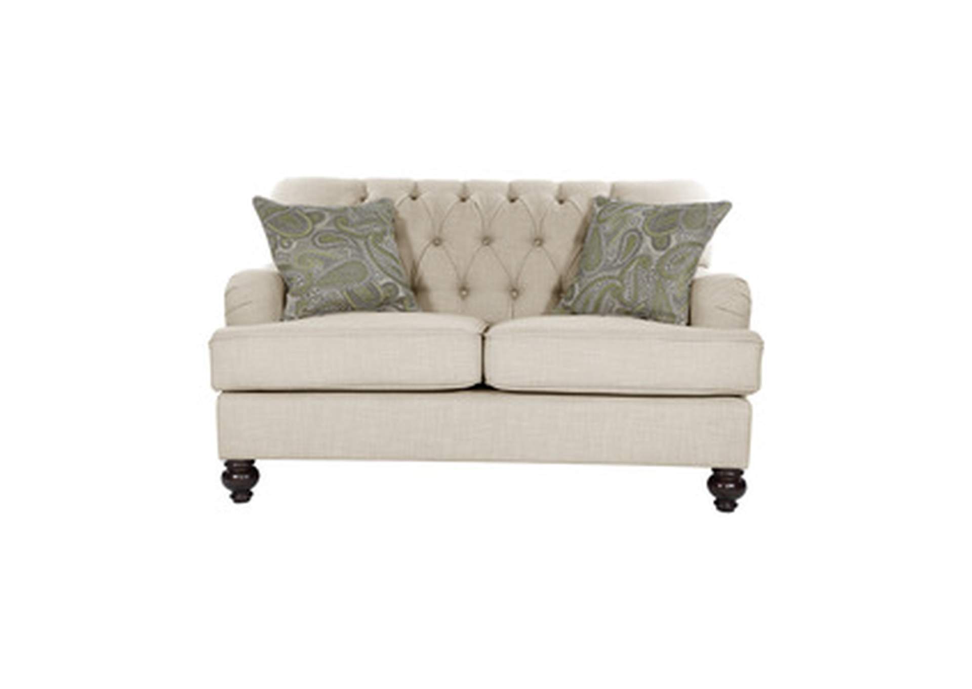 Clemencia 2 Piece Set: Sofa, Love,Homelegance